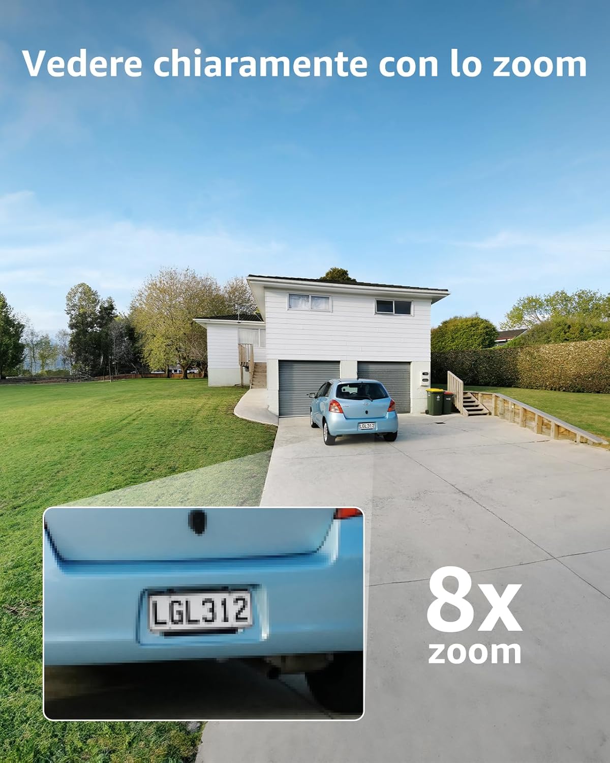 Annke 4MP Telecamera Wi-Fi Esterno Solare 360° - immagine 8