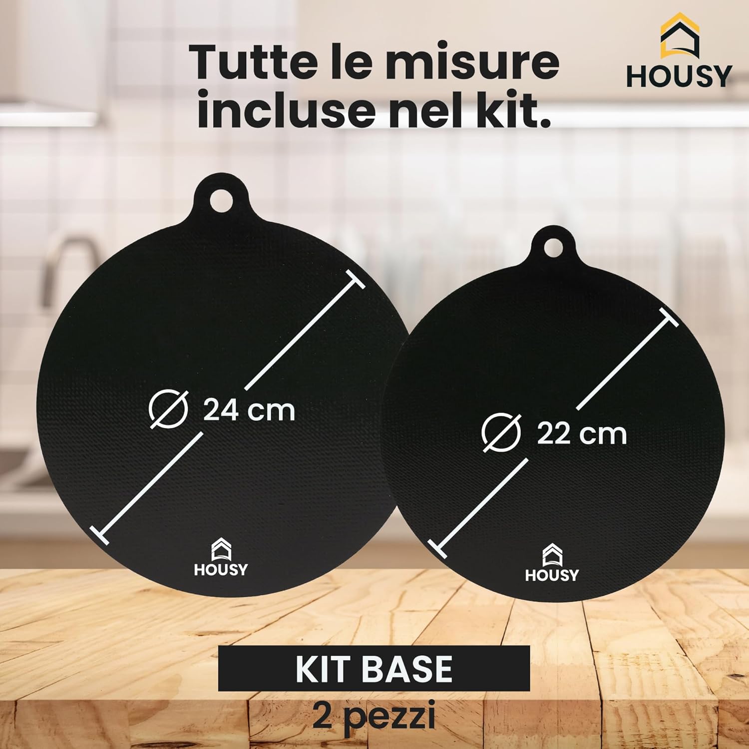 Housy Protezione Piano Induzione Antigraffio (2 Pezzi) - immagine 3