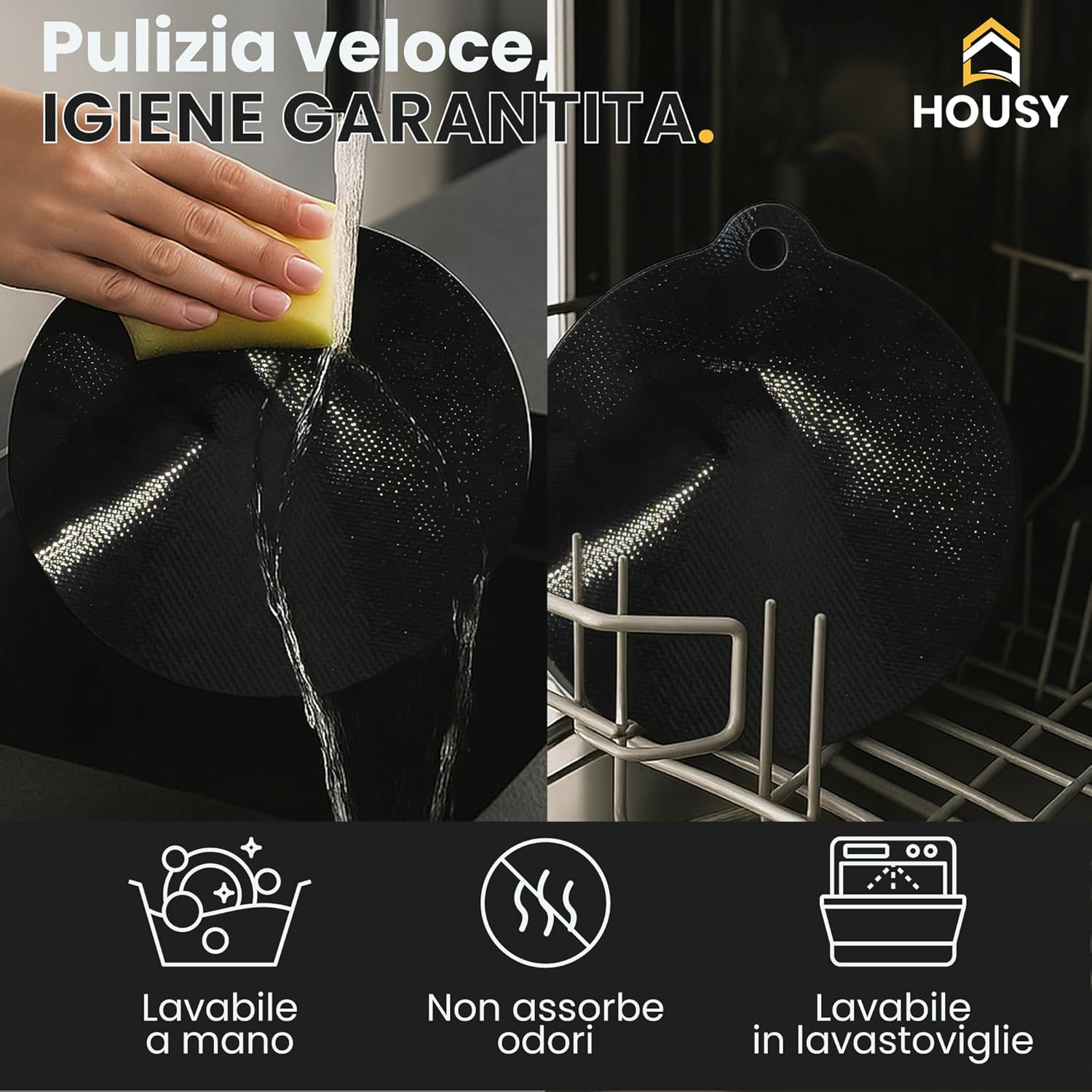 Housy Protezione Piano Induzione Antigraffio (2 Pezzi) - immagine 5