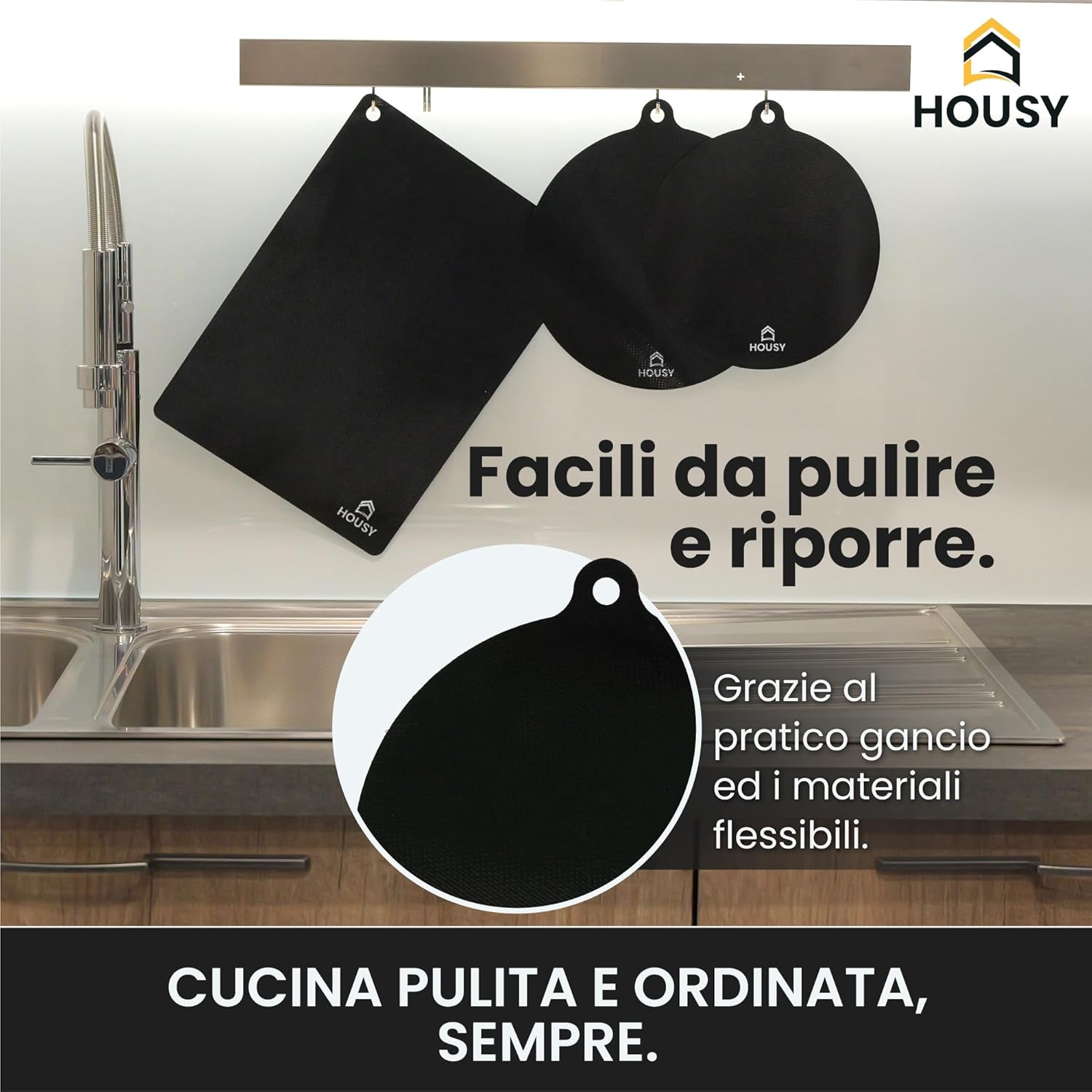 Housy Protezione Piano Induzione Antigraffio (2 Pezzi) - immagine 6