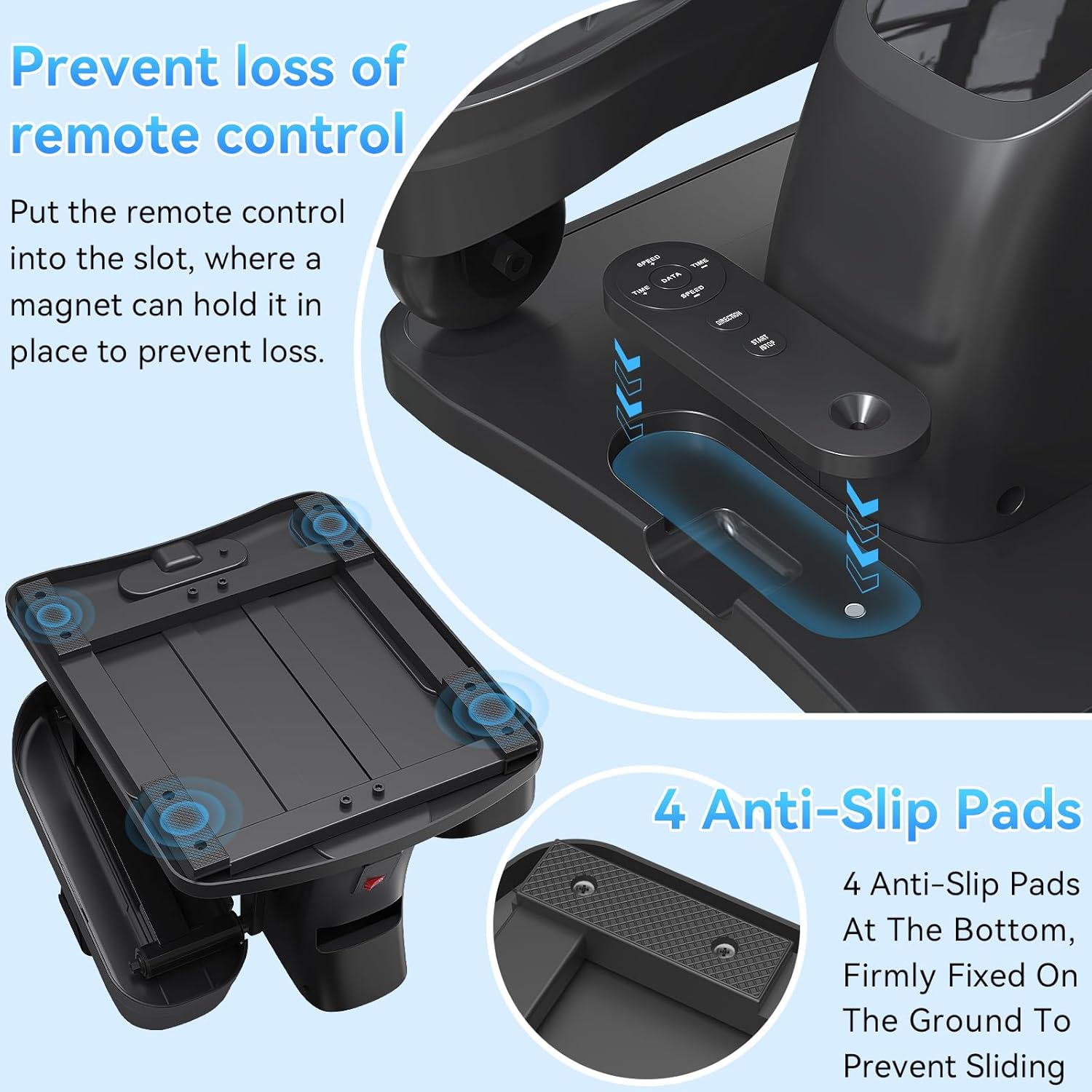 Hoftme Mini Ellittica Pedaliera da Ufficio - immagine 5