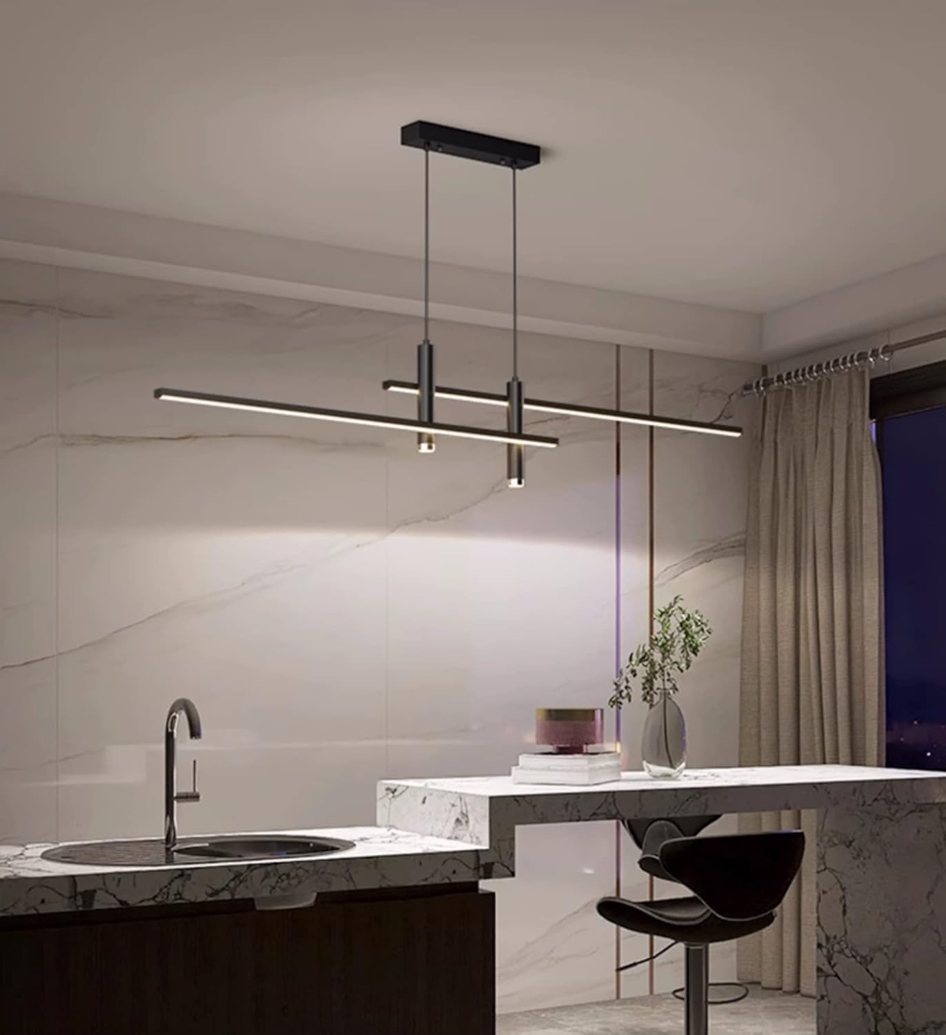 Moderna Lampada a Sospensione a LED Dimmerabile - immagine 3