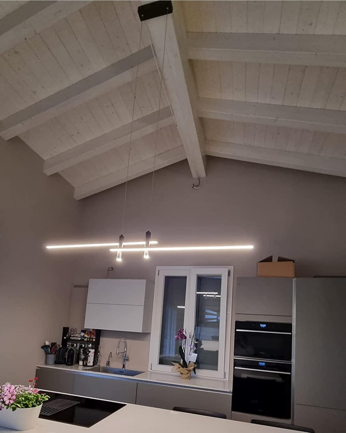 Moderna Lampada a Sospensione a LED Dimmerabile - immagine 4