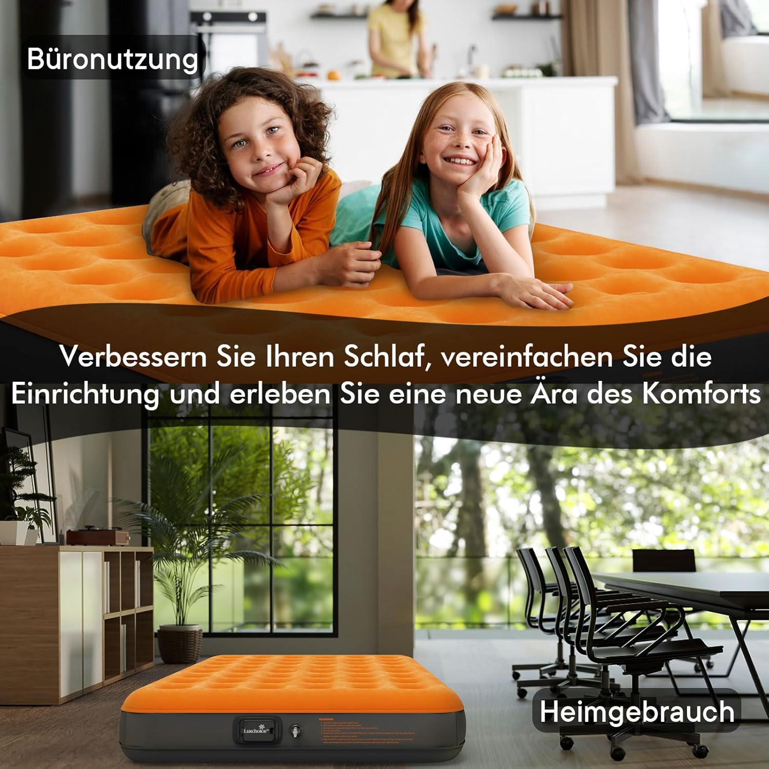 Luxchoice Materasso Gonfiabile con Pompa Portatile - immagine 7