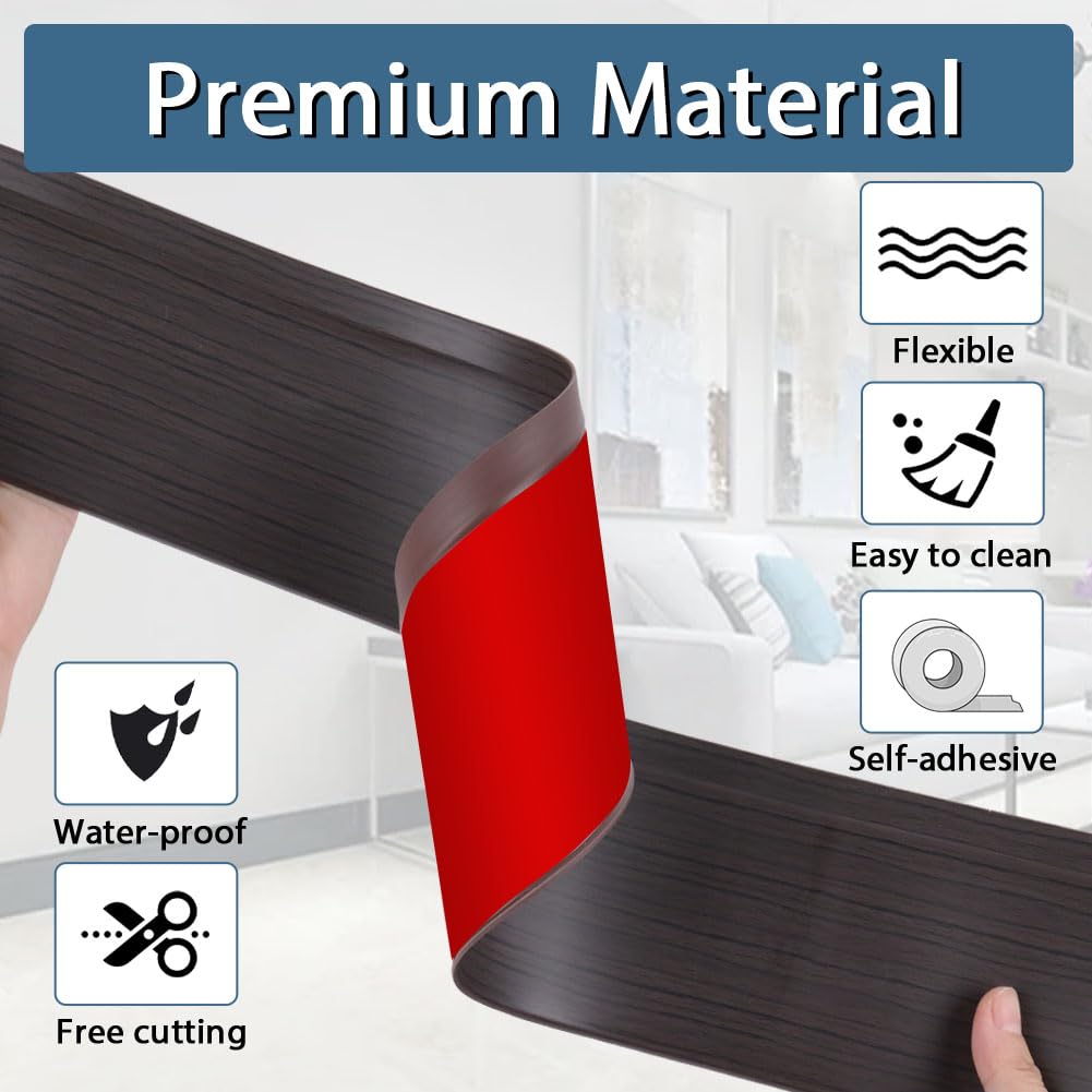 Battiscopa Adesivo in PVC Morbido 10cm x 18m - immagine 2