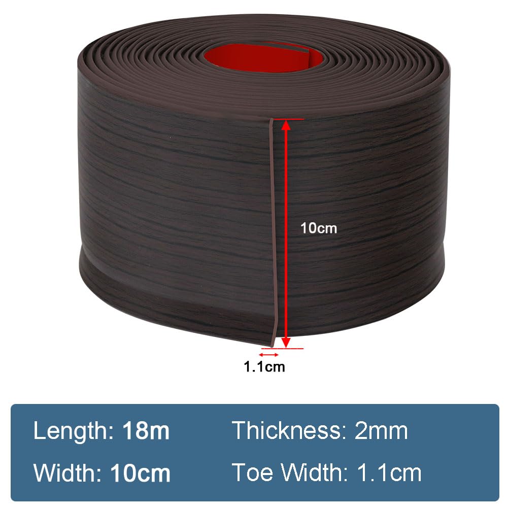 Battiscopa Adesivo in PVC Morbido 10cm x 18m - immagine 3