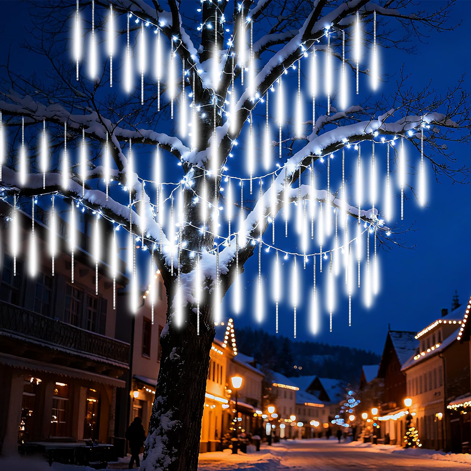 Luci Meteorite LED IP65 20 Pezzi (960 LED) - Bianco Freddo