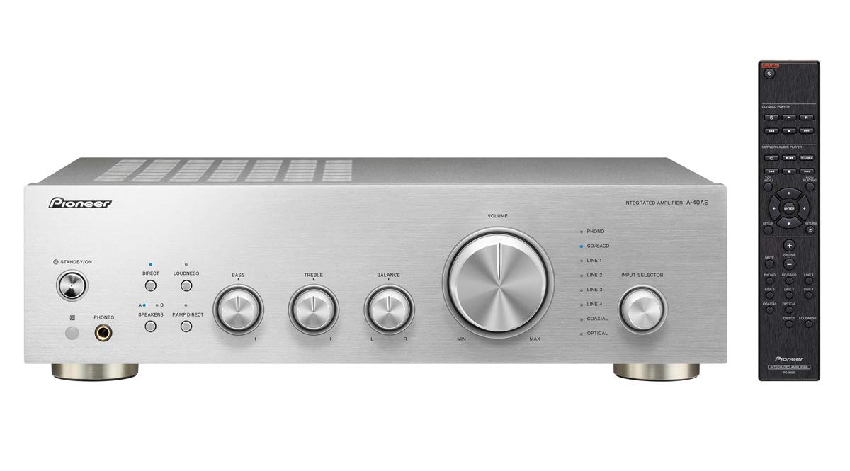 Pioneer A-40AE Cablato Argento amplificatore audio