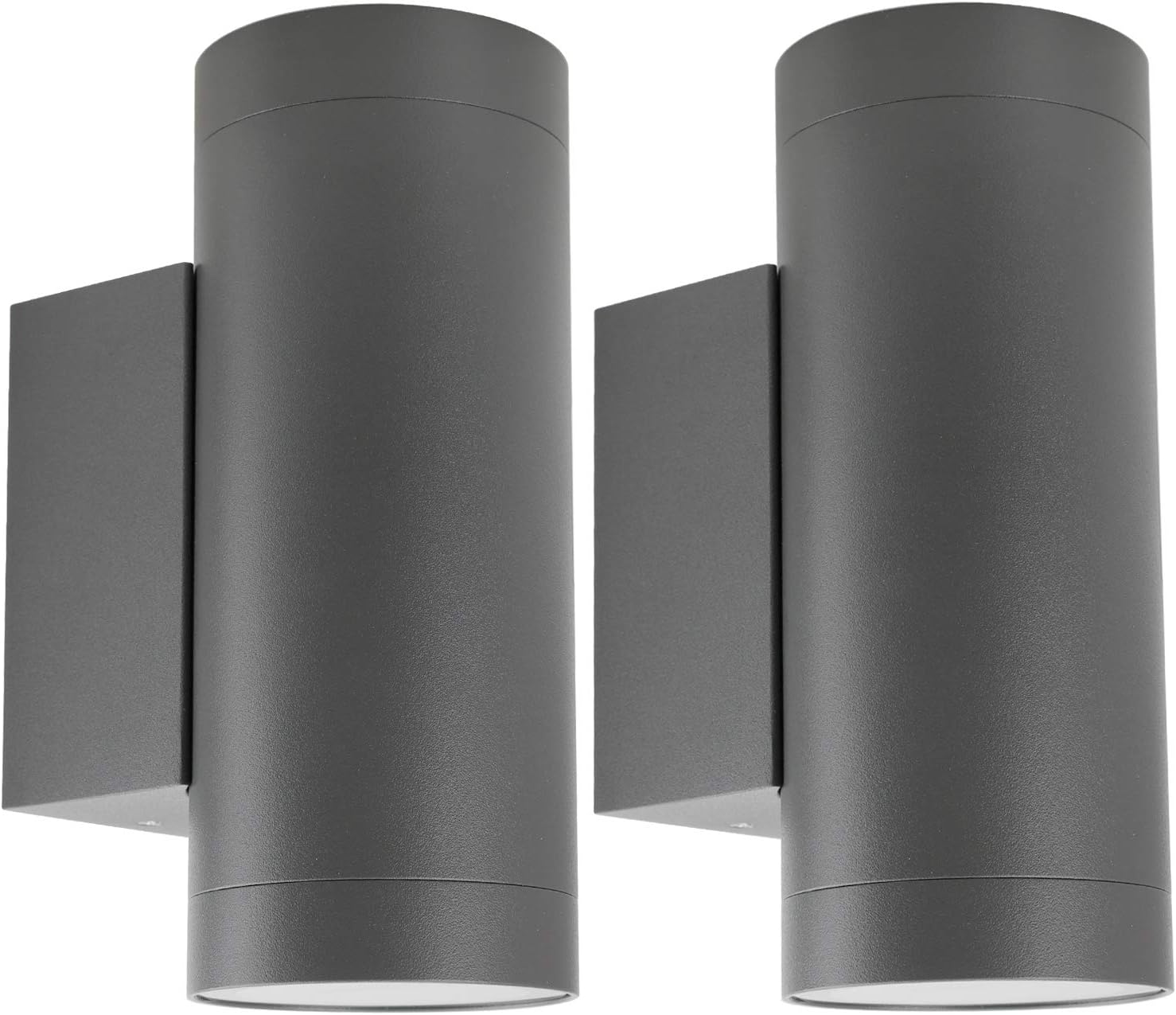 Klighten Applique da Parete Esterni IP65 GU10, Grigio Scuro - immagine 1