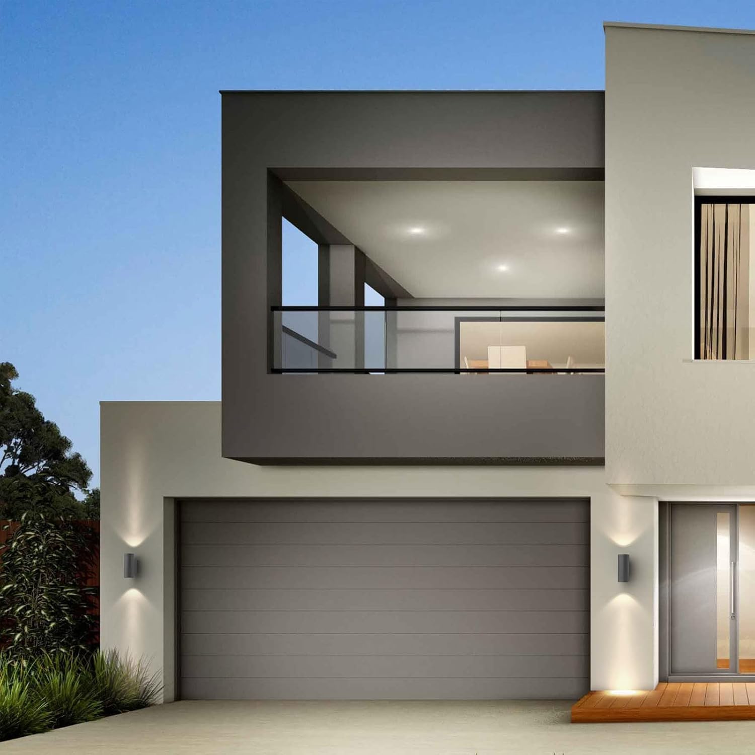 Klighten Applique da Parete Esterni IP65 GU10, Grigio Scuro - immagine 6