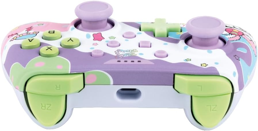 Konix Hello Kitty Controller con cavo per Nintendo Switch, Switch 2 e PC - Funzione vibrazione - Cavo da 3m - Viola e rosa - immagine 2