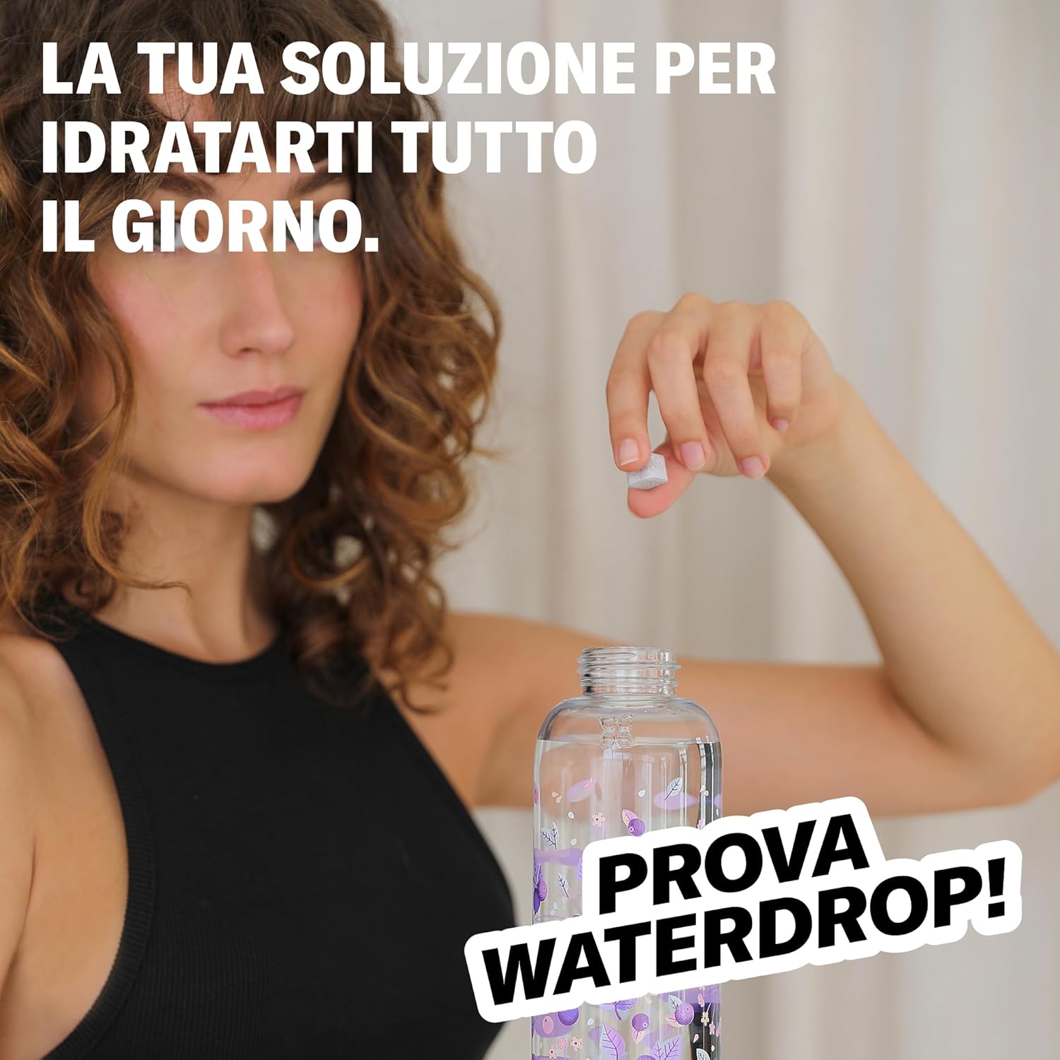 waterdrop® Bottiglie Vetro 600ml con 18 Drops - immagine 6