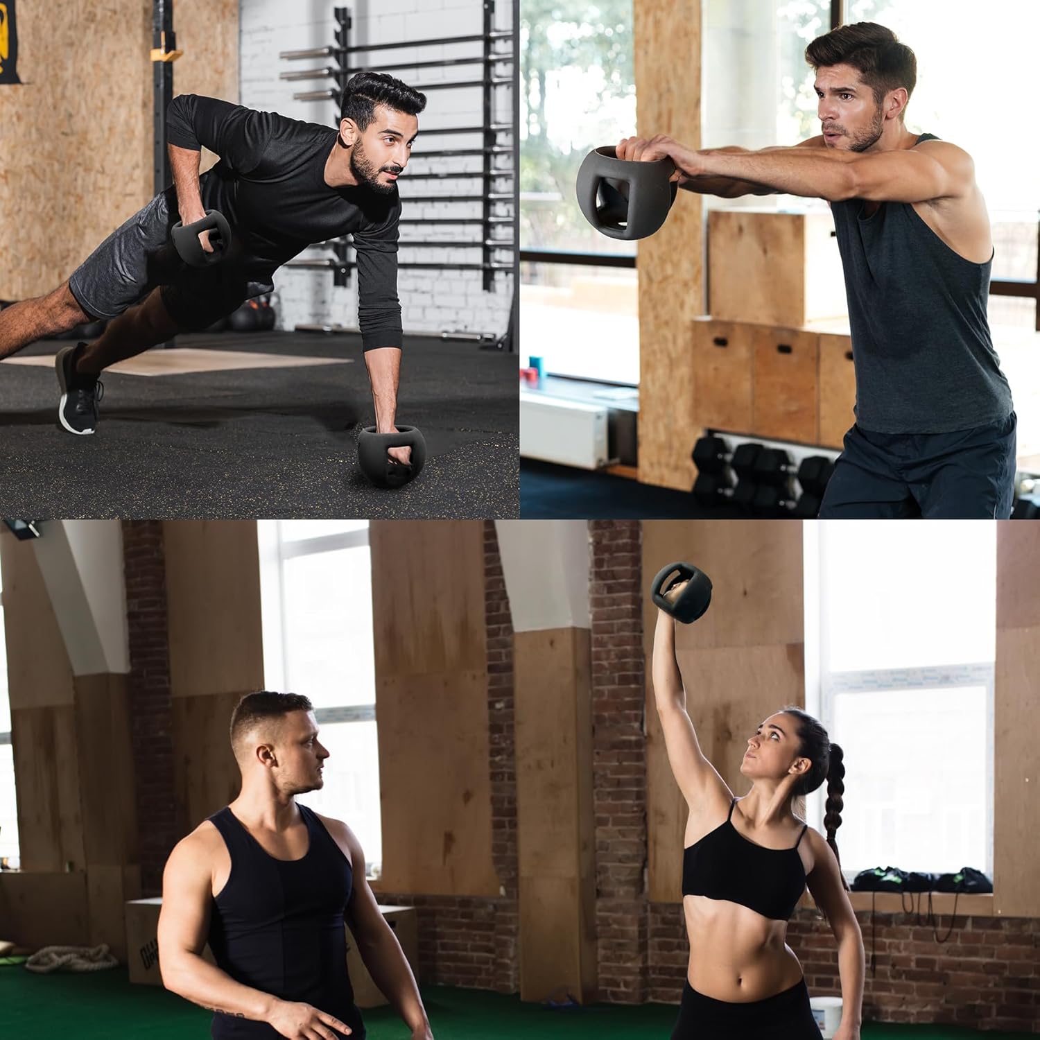 POWER GUIANCE Kettlebell 3 in 1 Multifunzionale - immagine 5