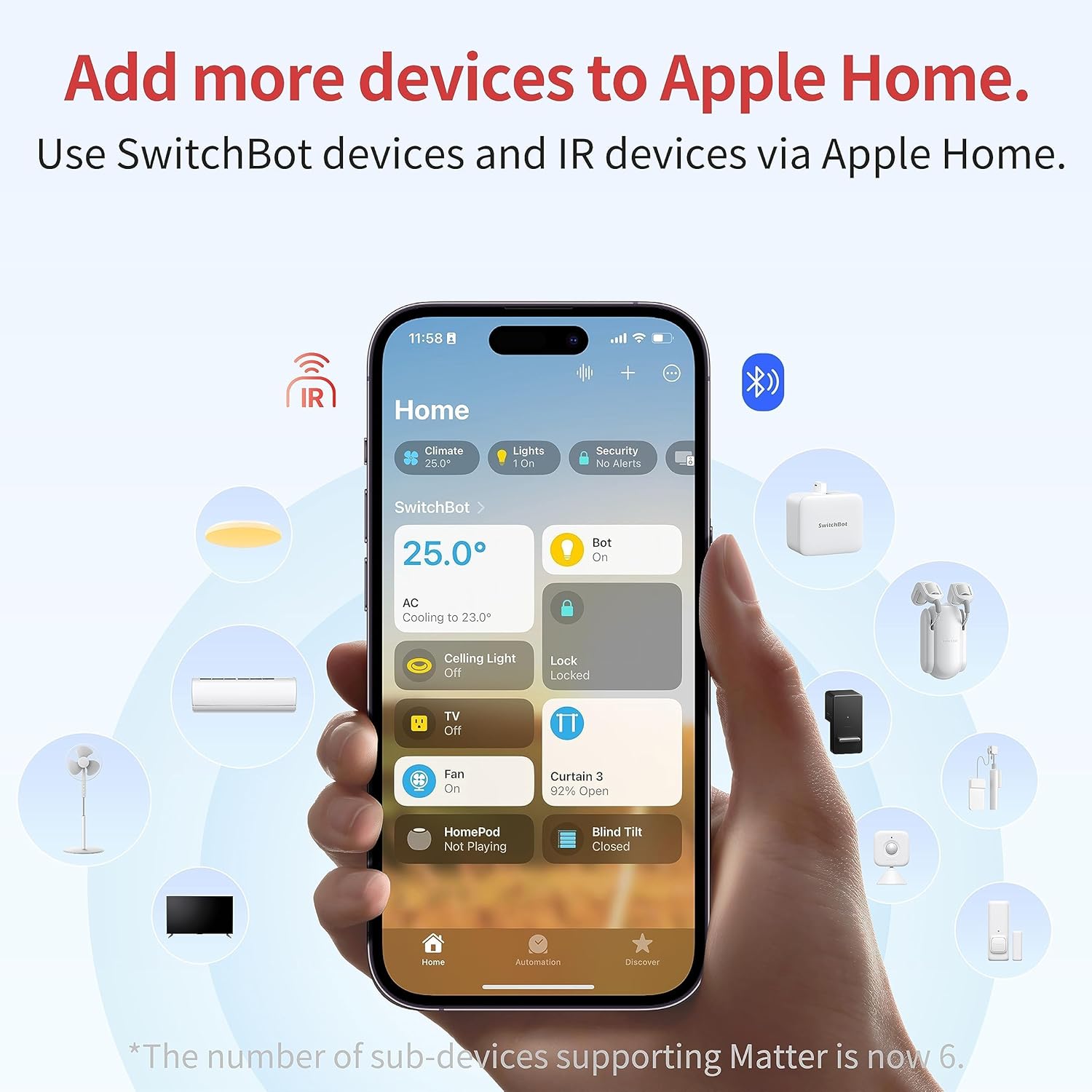 Switchbot WiFi Igrometro Termometro 4 pz con Matter Hub 2 - immagine 7