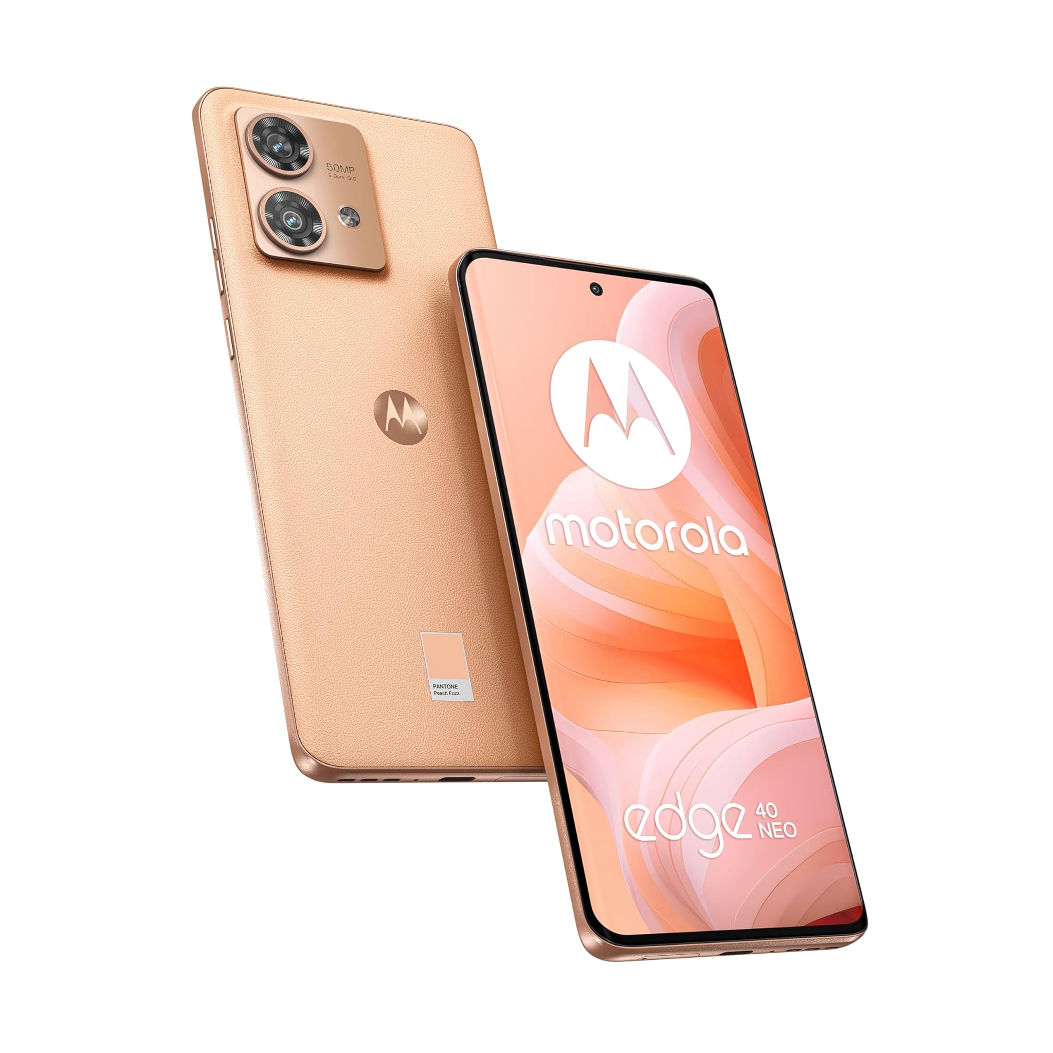 Motorola Mobility Edge40 Neo Smartphone (Peach Fuzz)