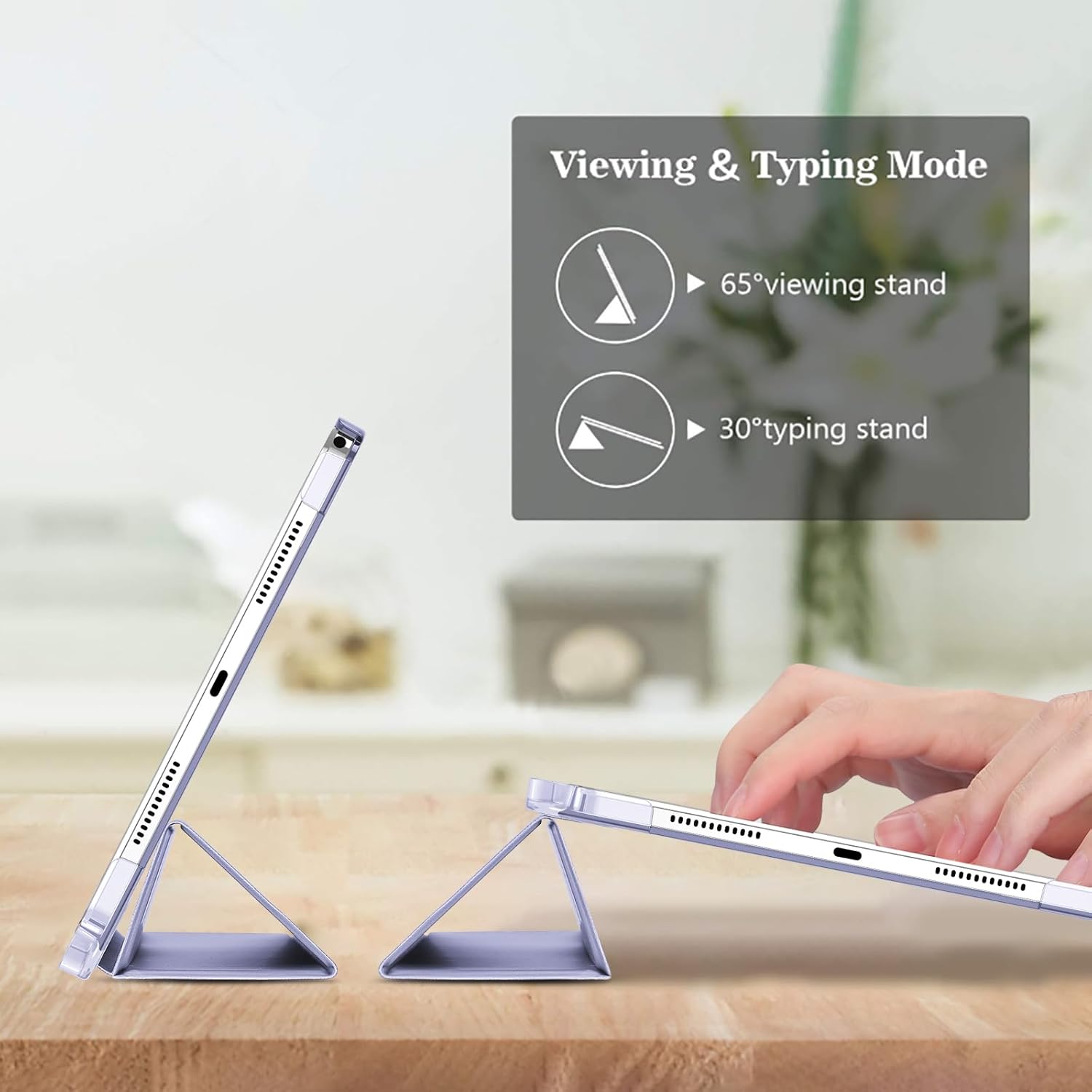 Procase Cover per Lenovo Tab M11 2024 11 Pollici - Viola Chiaro - immagine 3