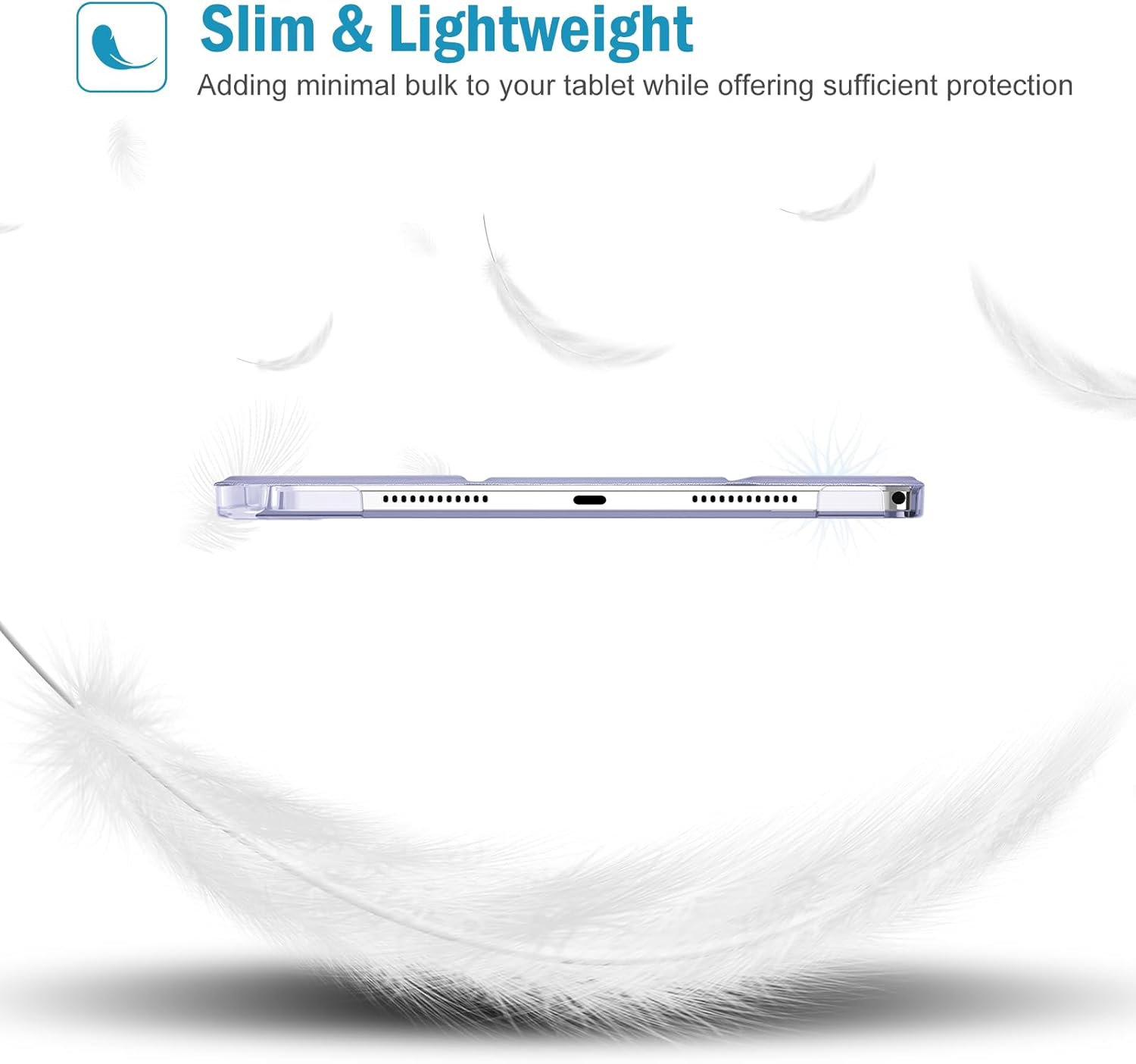 Procase Cover per Lenovo Tab M11 2024 11 Pollici - Viola Chiaro - immagine 4