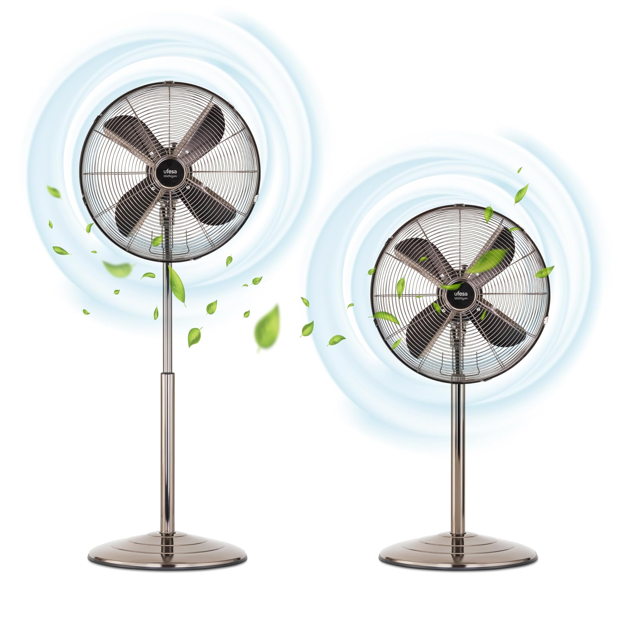 Ufesa Michigan Ventilatore Oscillante da Pavimento 50W