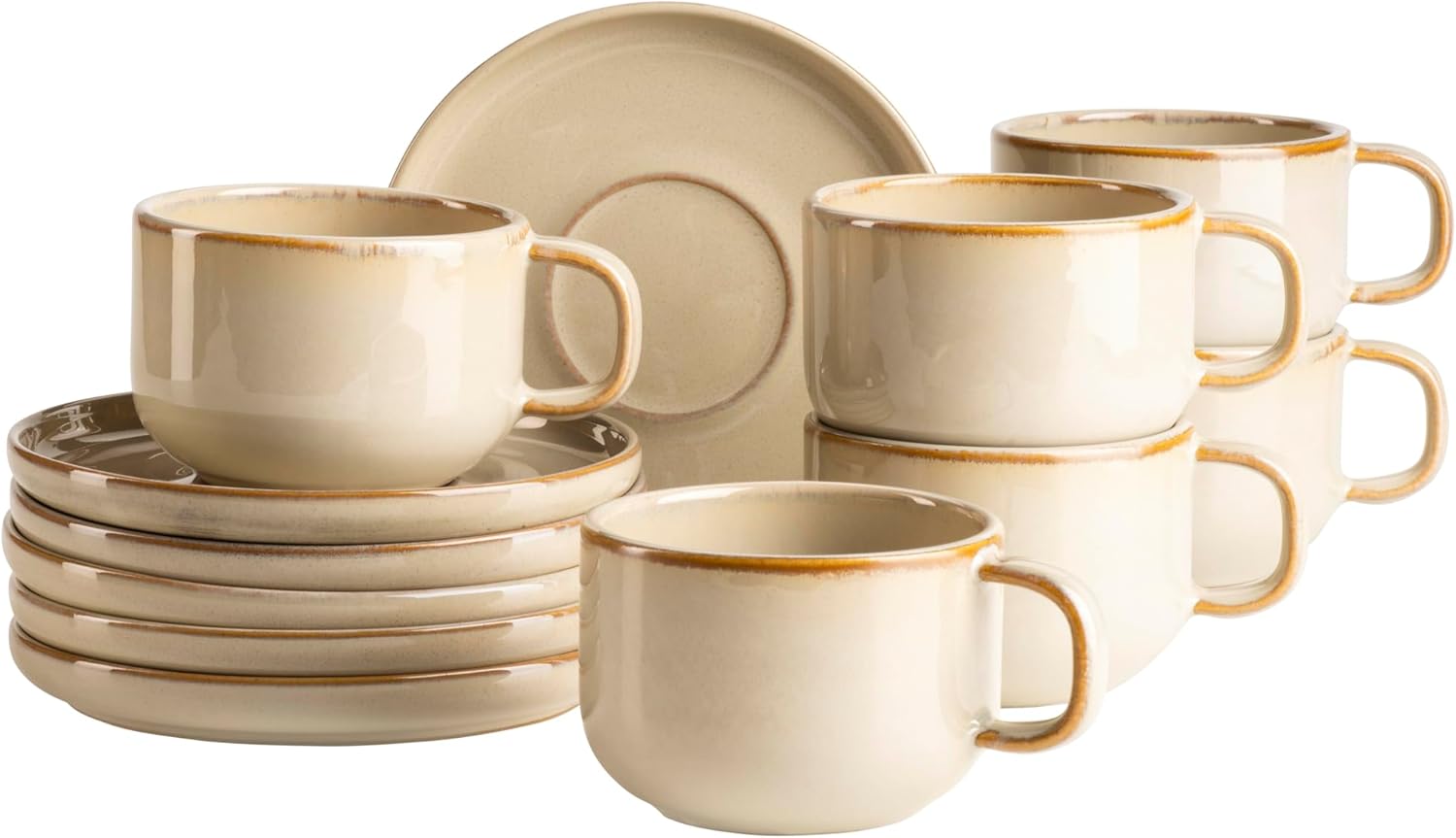 Mäser Serie Cordelia - Set Tazze Caffè per 6 Persone