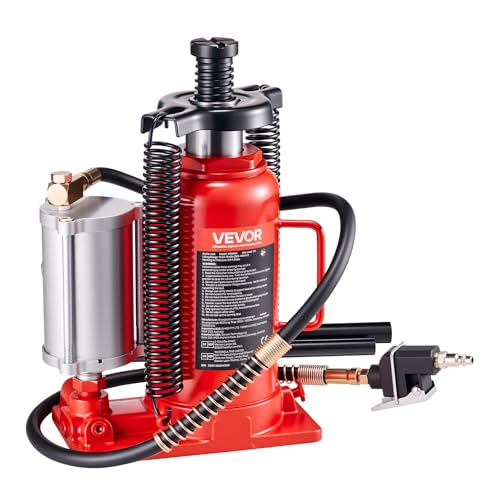 Vevor Cric a Bottiglia Pneumatico Idraulico 20 Tonnellate