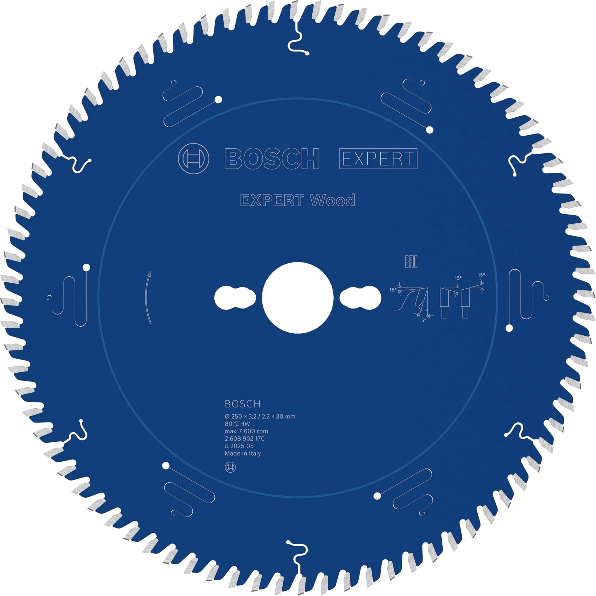 Bosch Lama Sega Circolare EXPERT Wood per Seghe da Banco