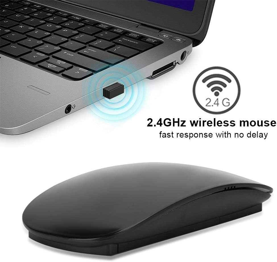 Mouse Wireless TM-823 1200 DPI 2.4 GHz, Nero - immagine 3
