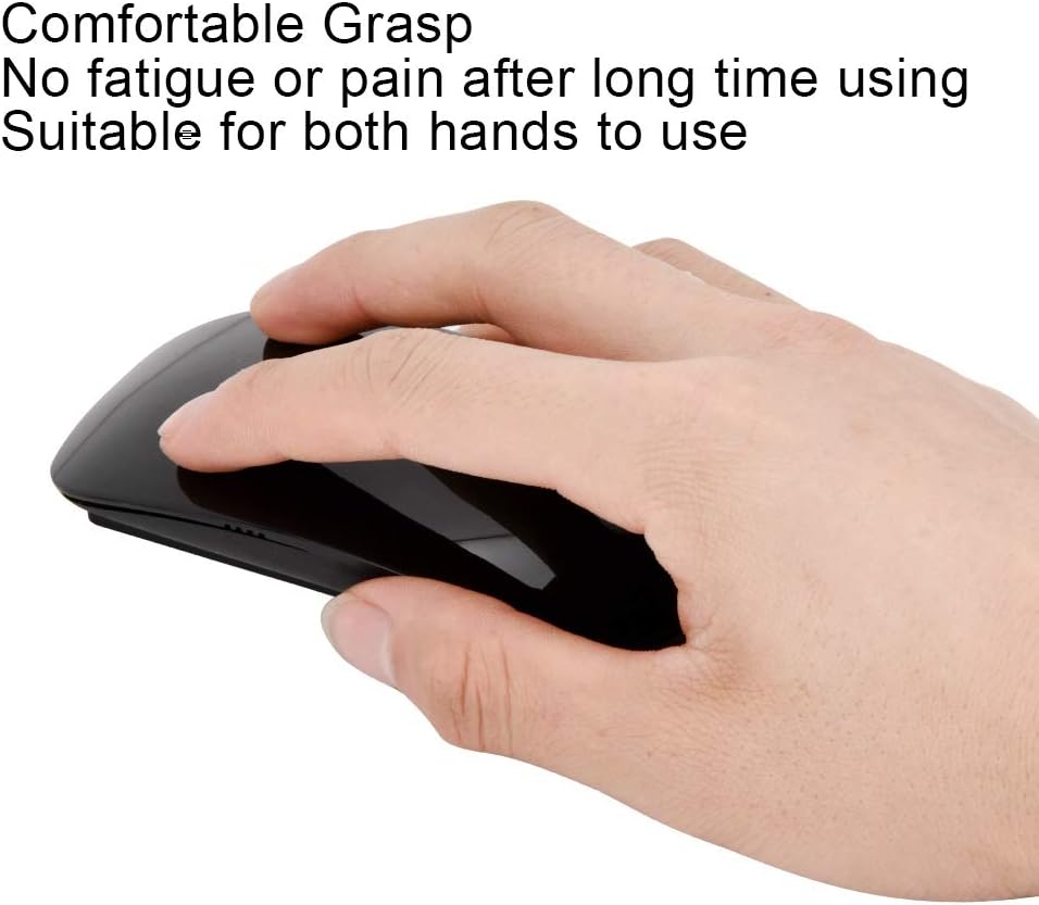 Mouse Wireless TM-823 1200 DPI 2.4 GHz, Nero - immagine 4