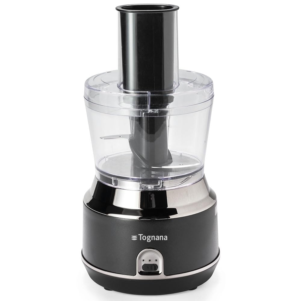 Tognana Avantspace, Robot da cucina ricaricabile senza fili, acciaio, nero