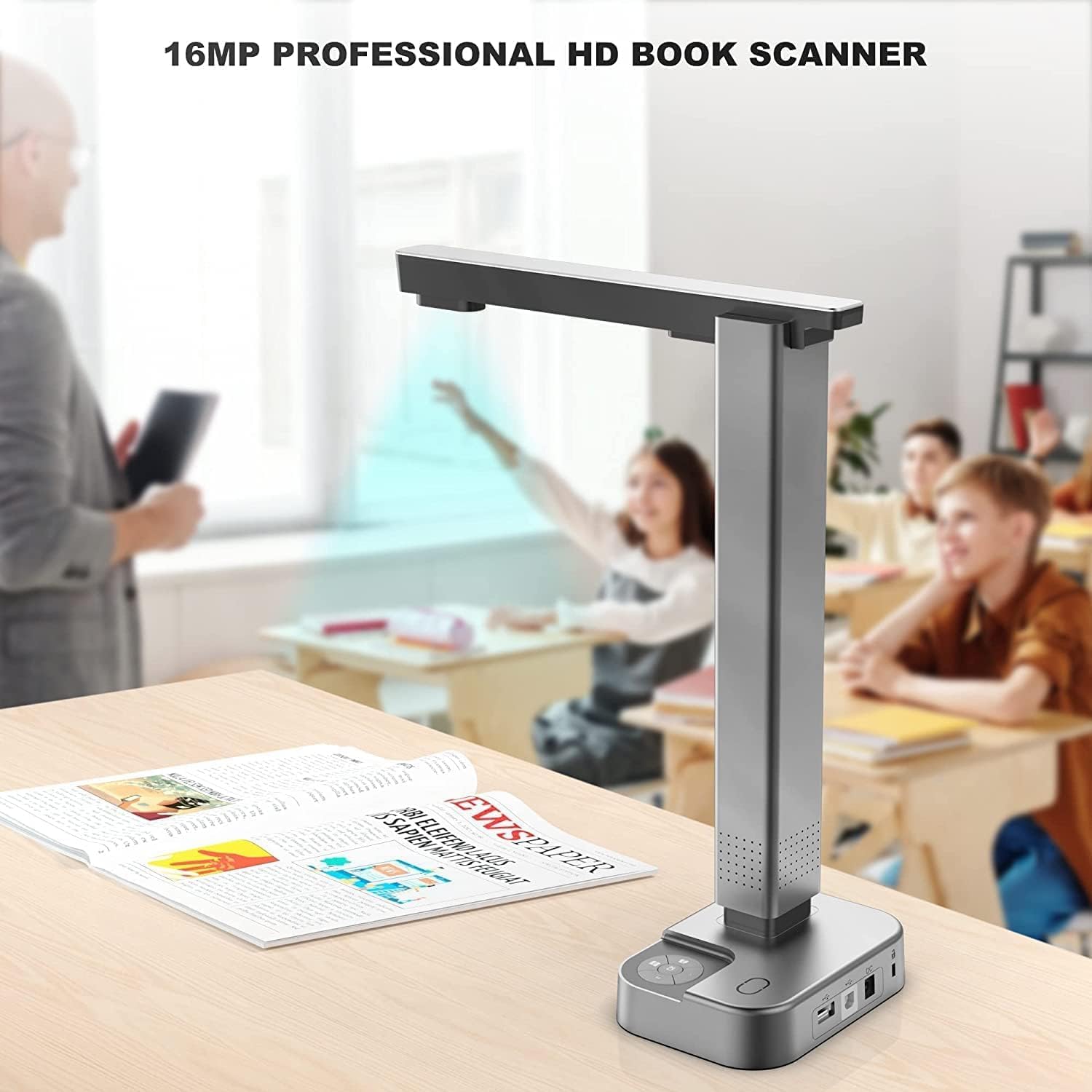Joyusing Scanner per Libri e Documenti 16 MP - immagine 6