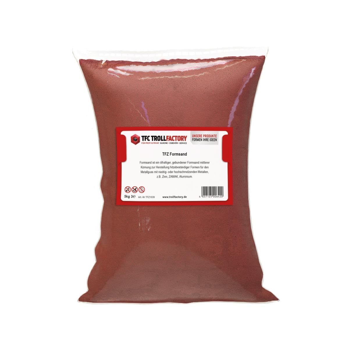 Tfc Troll Factory - Sabbia modellata 5 kg per ghisa metallica