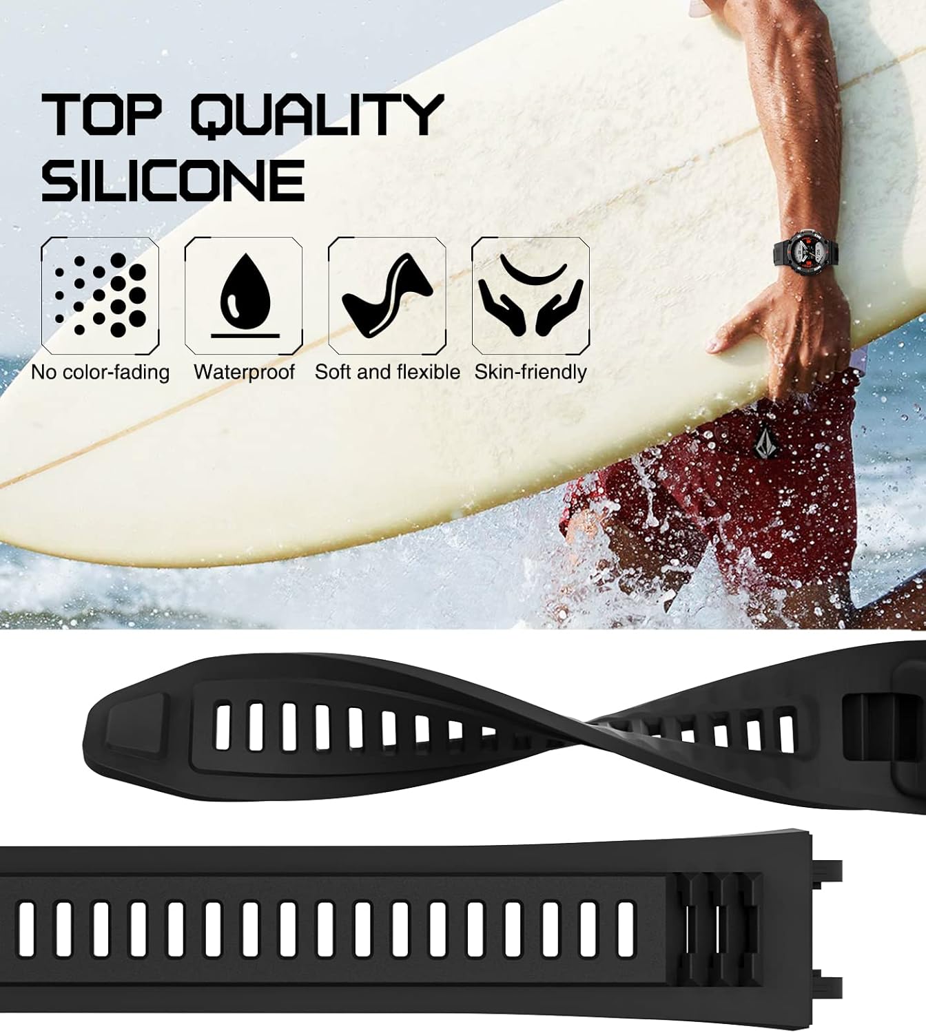 MoKo Cinturino Compatibile Amazfit T-Rex 2 Smartwatch - immagine 4