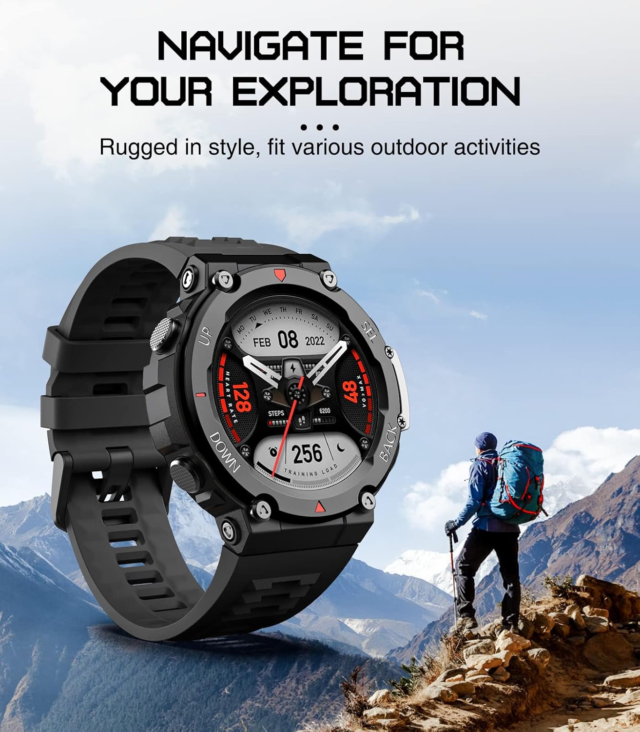 MoKo Cinturino Compatibile Amazfit T-Rex 2 Smartwatch - immagine 5