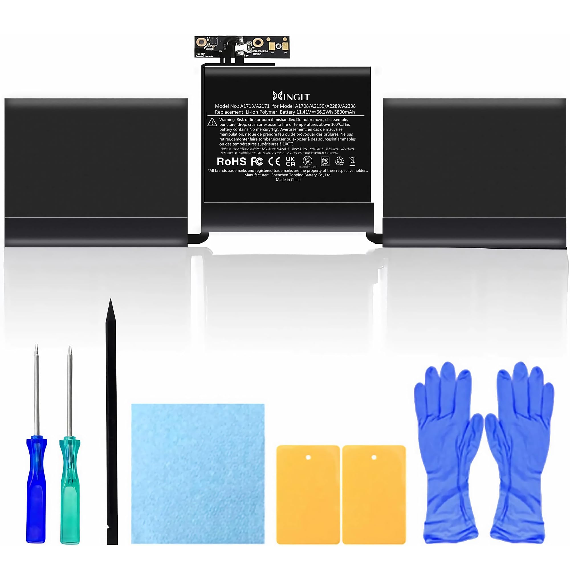 Xinglt A1713 Batteria di Ricambio per MacBook Pro 13"