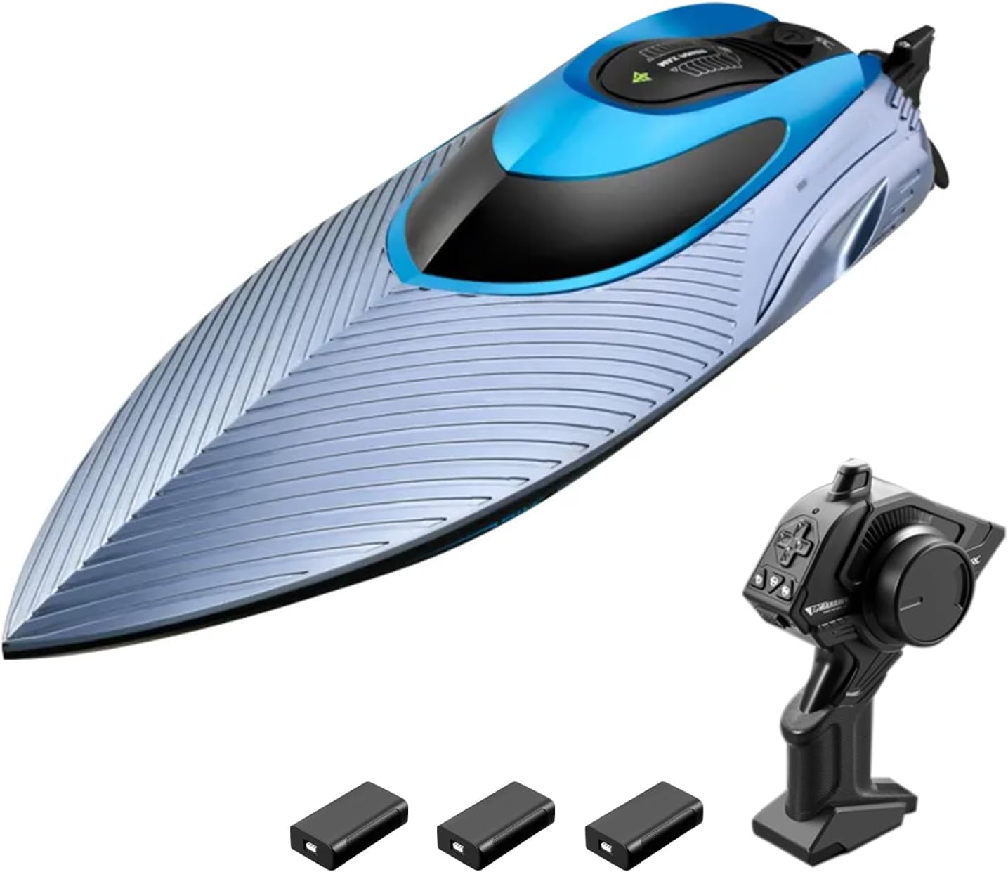 Hylukon Barca Telecomandata 2.4G 45 km/h con Luce LED - immagine 1