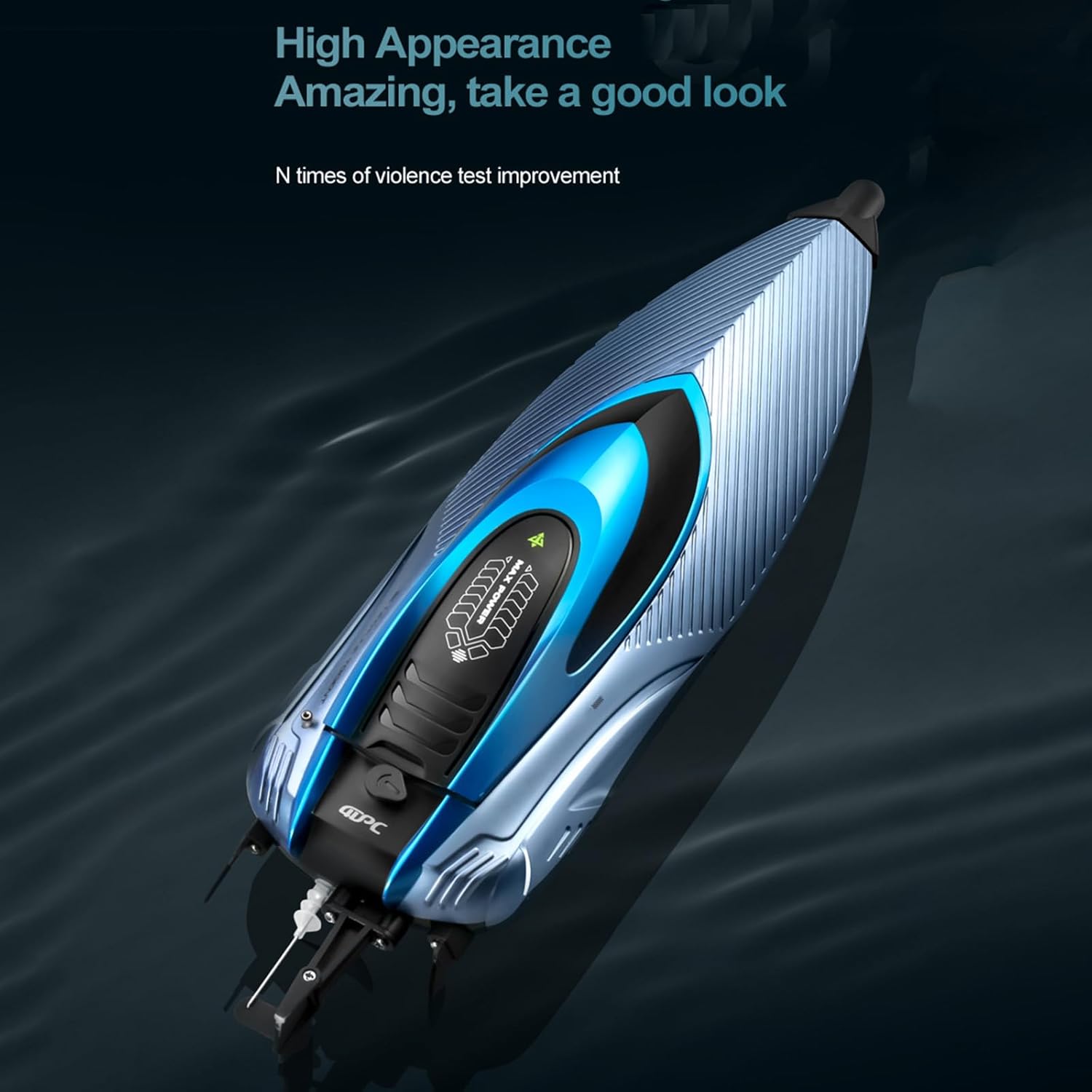 Hylukon Barca Telecomandata 2.4G 45 km/h con Luce LED - immagine 7