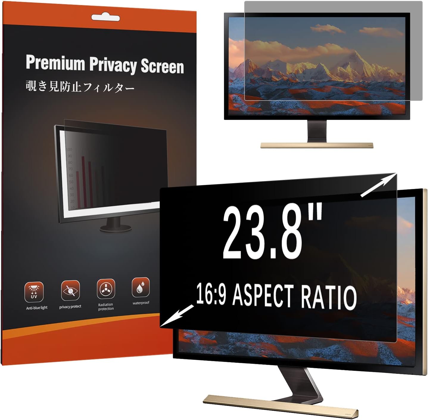 Haruyo Filtro Privacy Premium 23.8 Pollici 16:9 - immagine 1