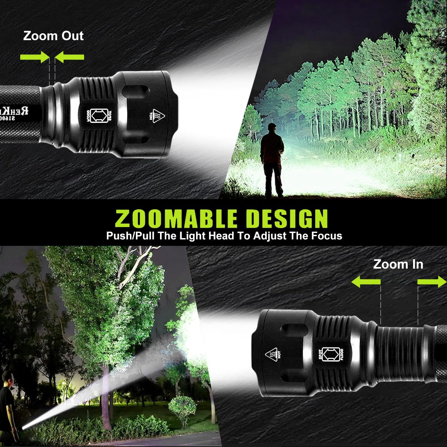 Torcia LED 3300 Lumen Ultra Potente - immagine 5