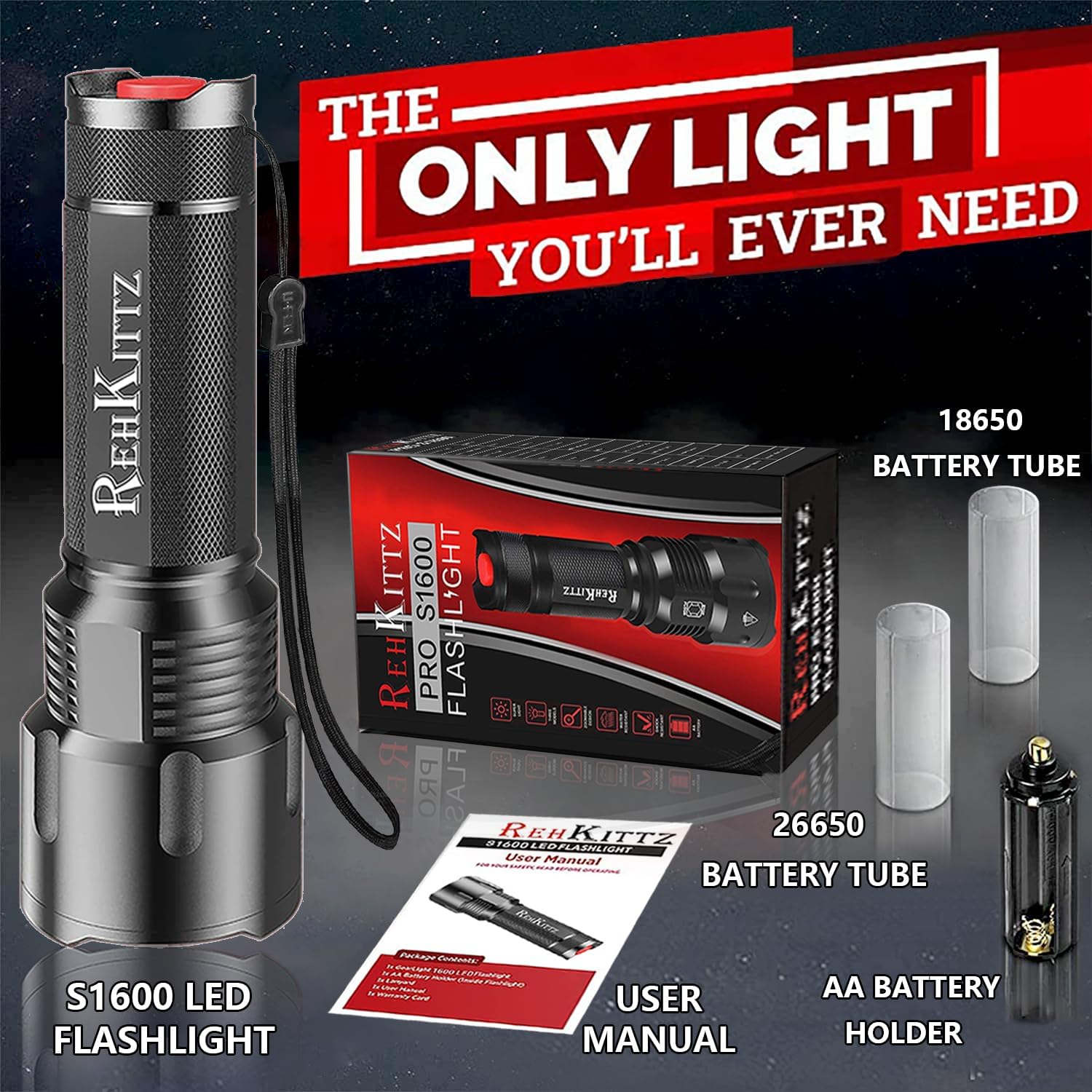 Torcia LED 3300 Lumen Ultra Potente - immagine 6