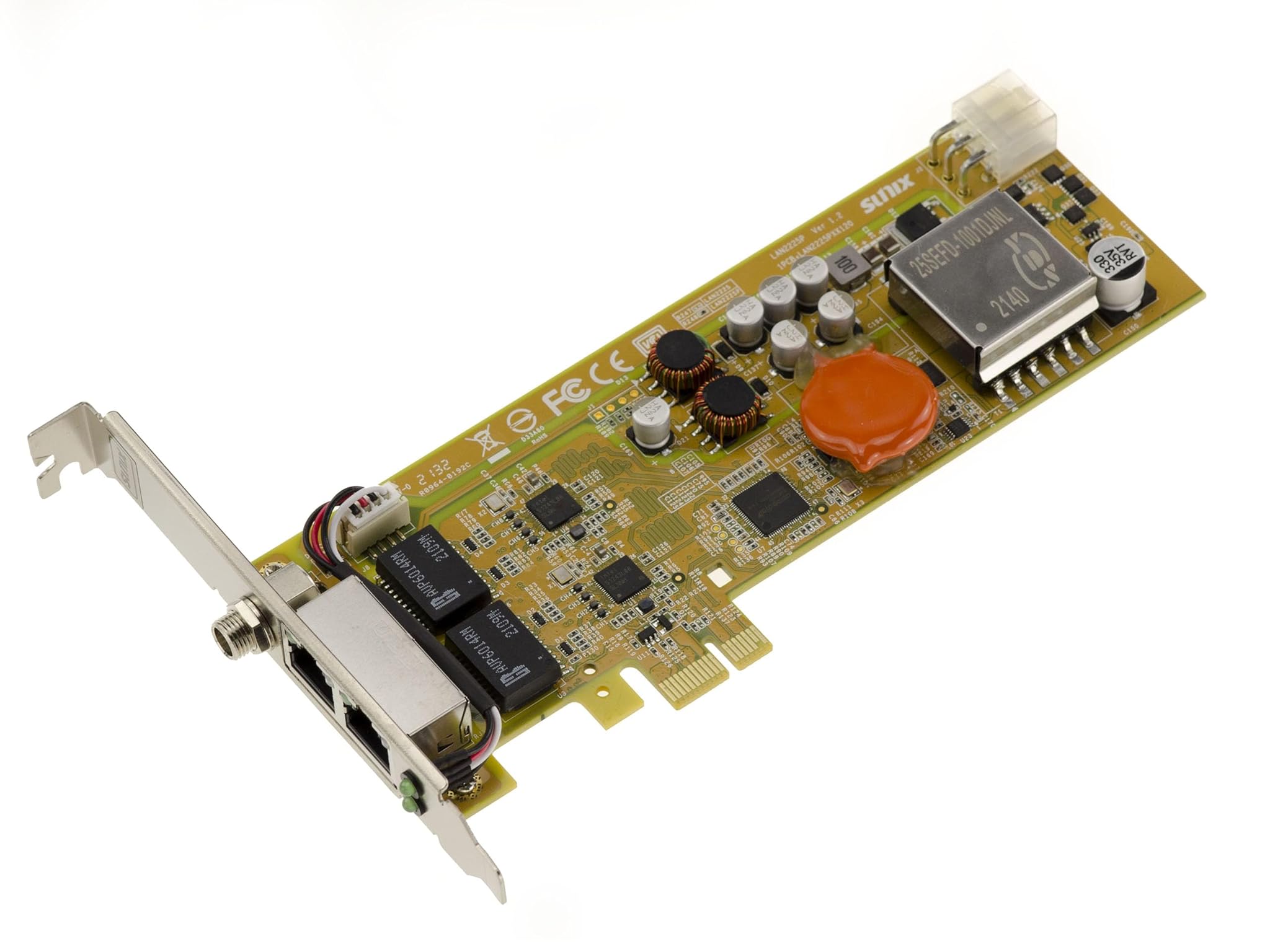 Kalea-informatique Scheda PCIe 2 Porte 2.5 Gigabit Ethernet