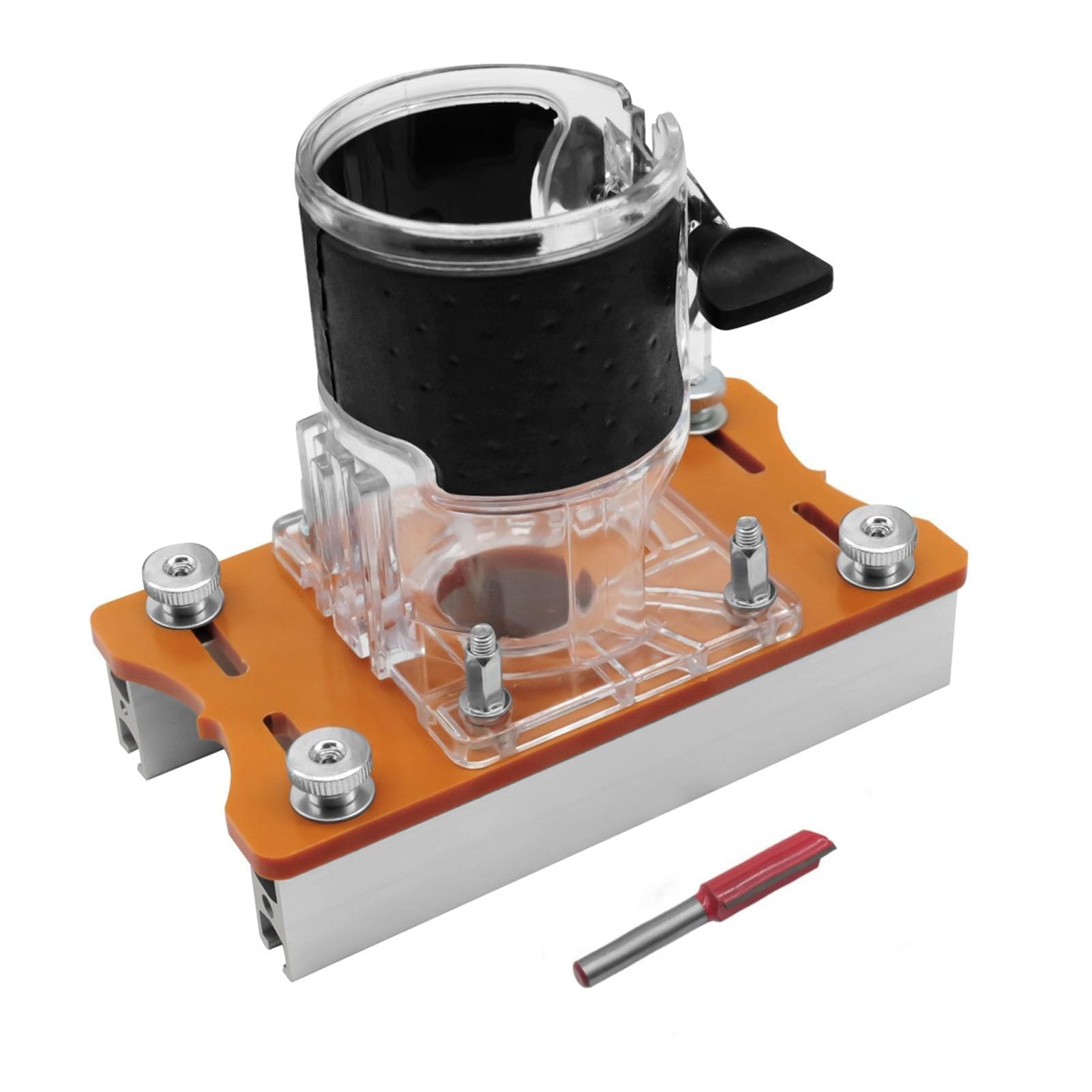 Base per fresa per legno, 2 in 1, fresa per legno compatta, supporto per frese per mobili carbinet