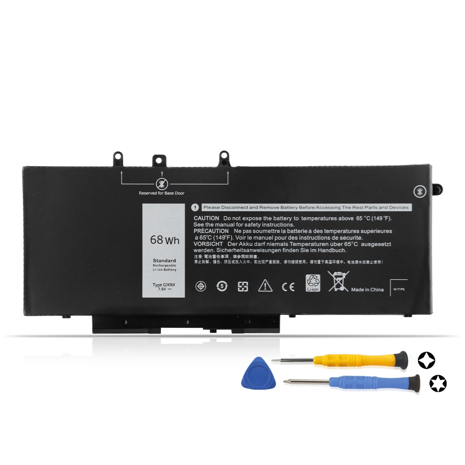 GJKNX Batteria 68Wh per Dell Latitude e Precision