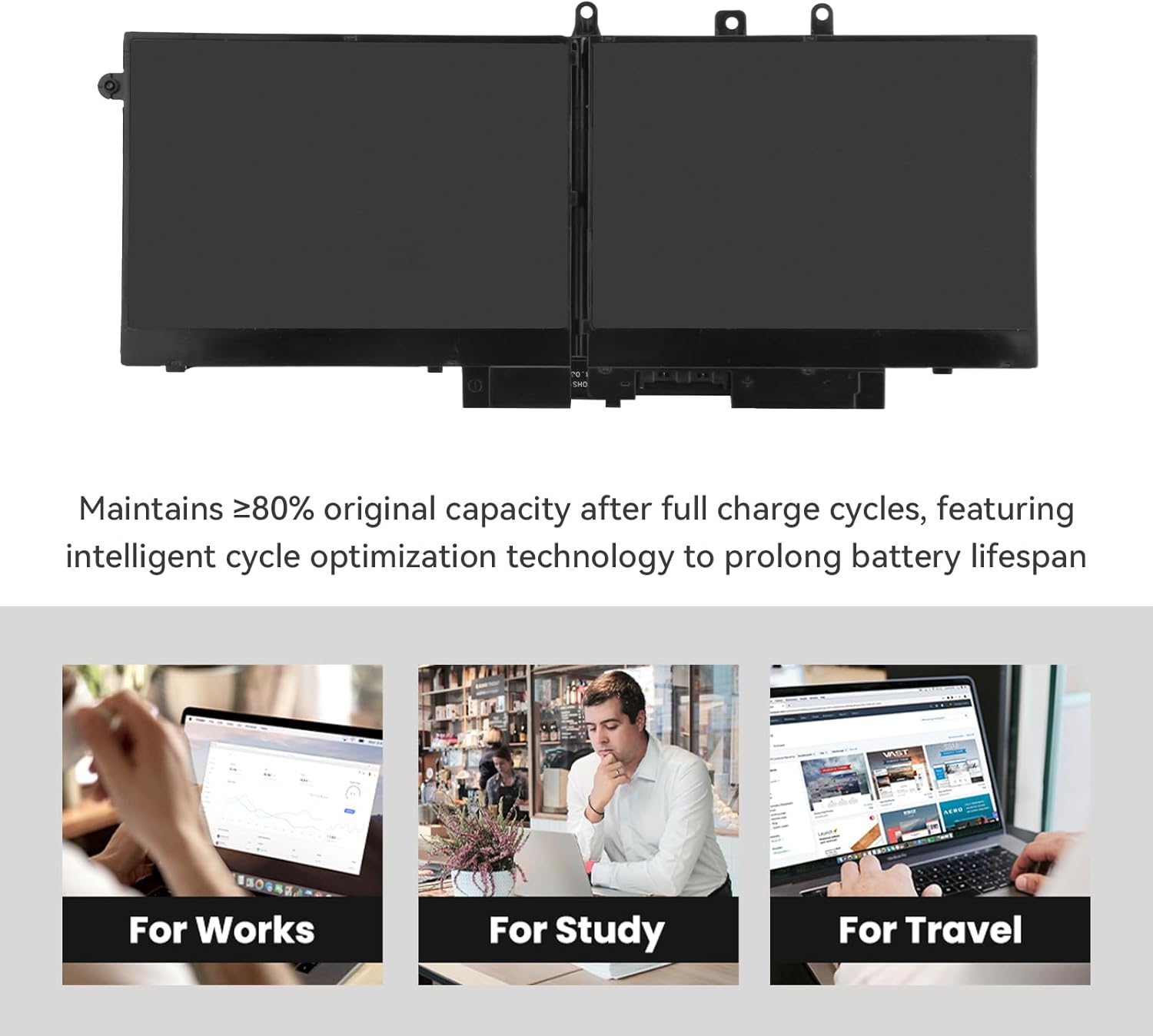 GJKNX Batteria 68Wh per Dell Latitude e Precision - immagine 7