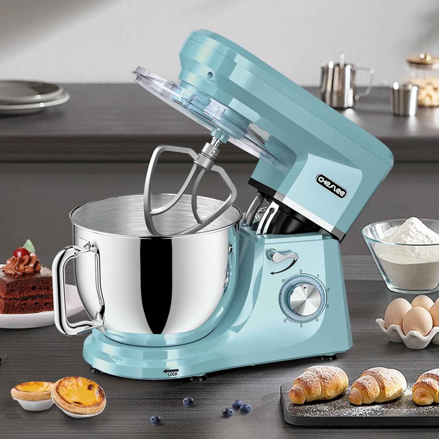 Cheflee Impastatrice Planetaria Professionale 1800W - immagine 7