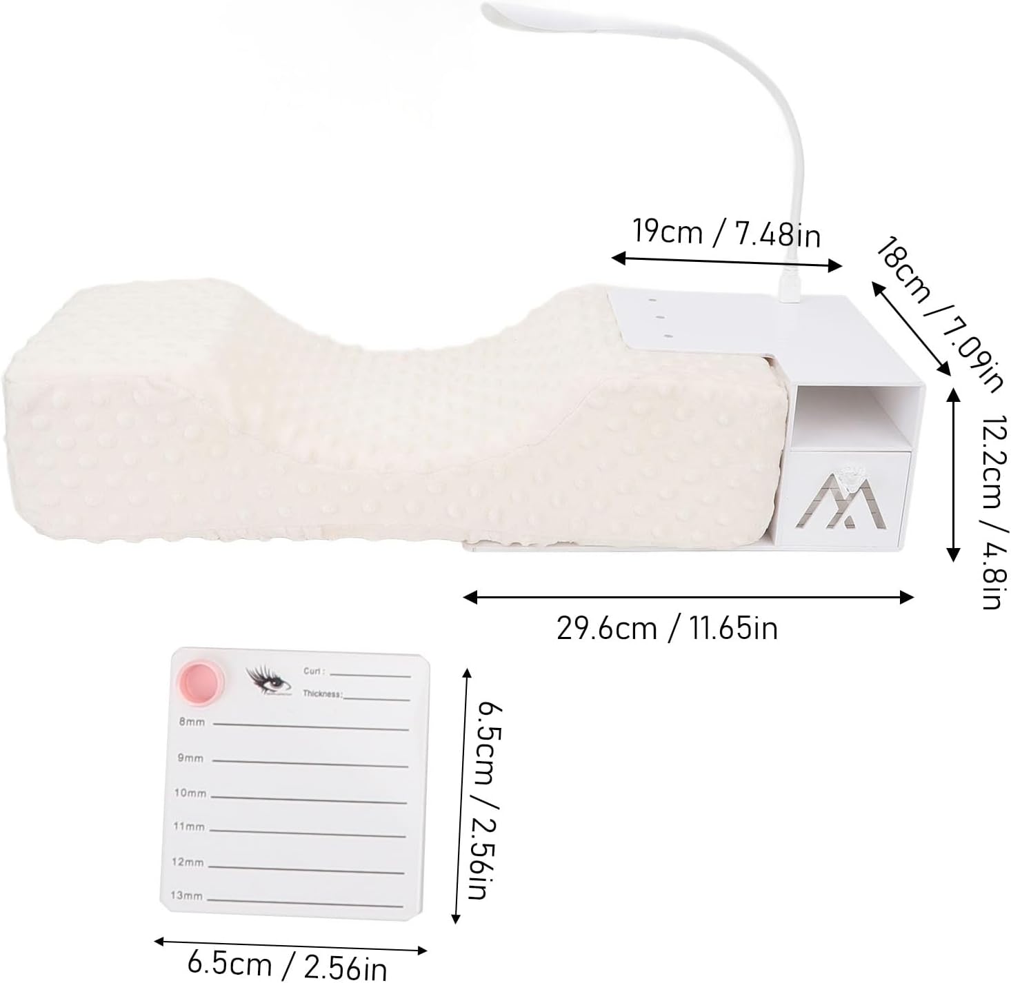 Cuscino Collo Memory Foam per Estensione Ciglia - immagine 7