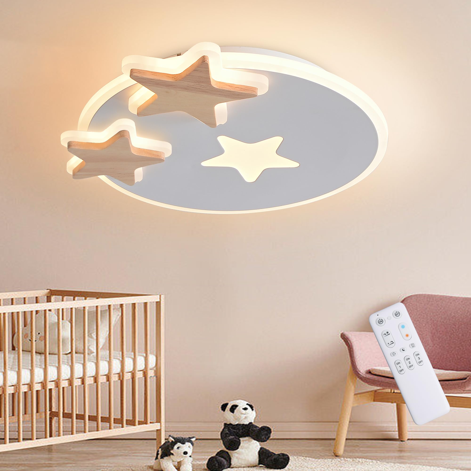 Yueeu Plafoniera Soffitto LED Dimmerabile 42CM 32W