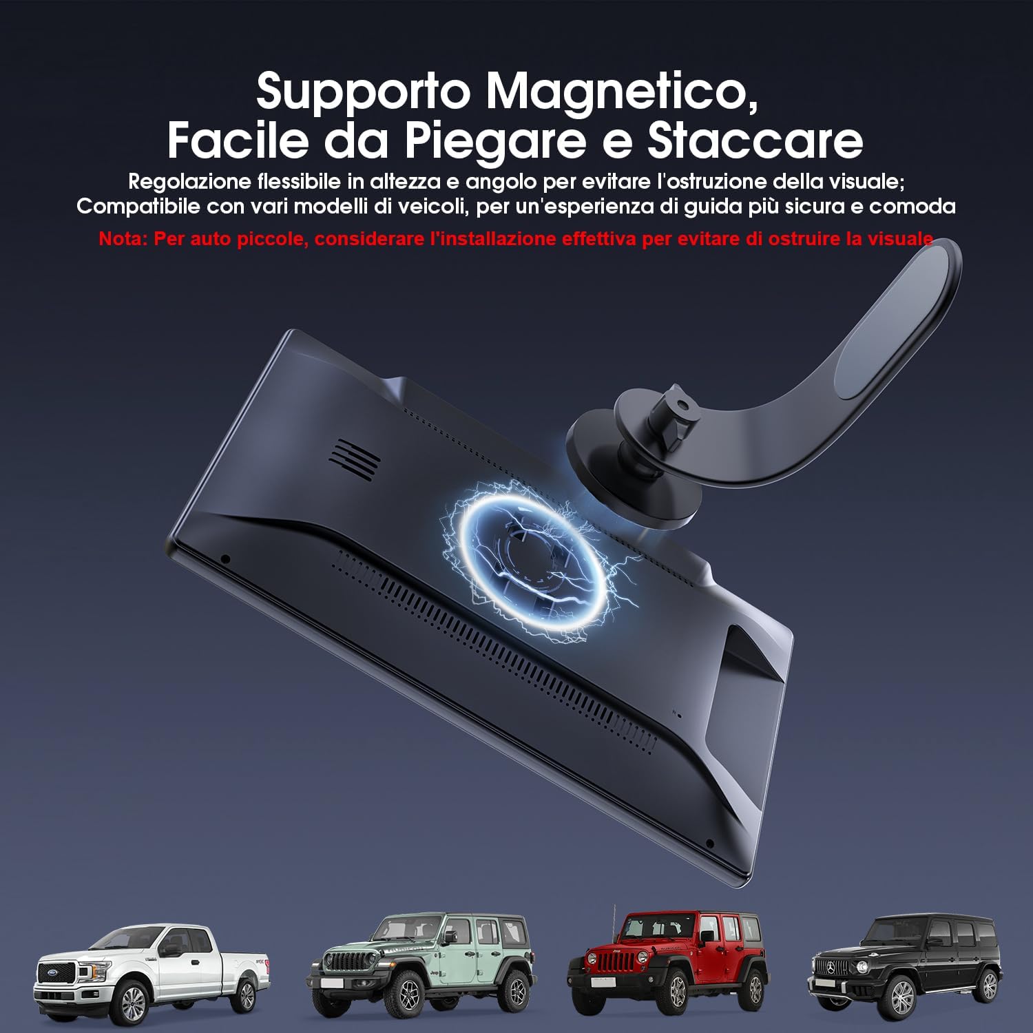 Avylet Carplay Auto Andriod 9" con Telecamera IP67 - immagine 4