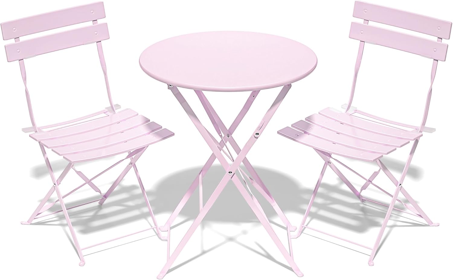 Relax Field Set Mobili da Giardino 3 Pezzi, Rosa