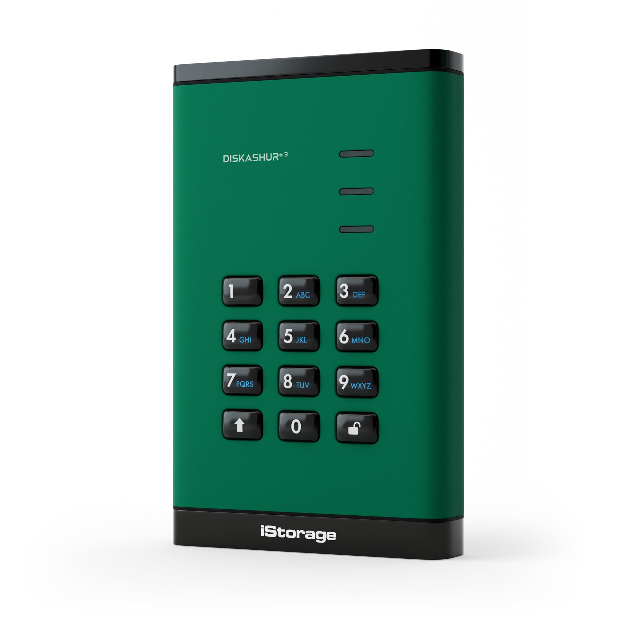 Istorage DiskAshur3 HDD 4TB Verde - Disco Rigido Portatile Sicuro