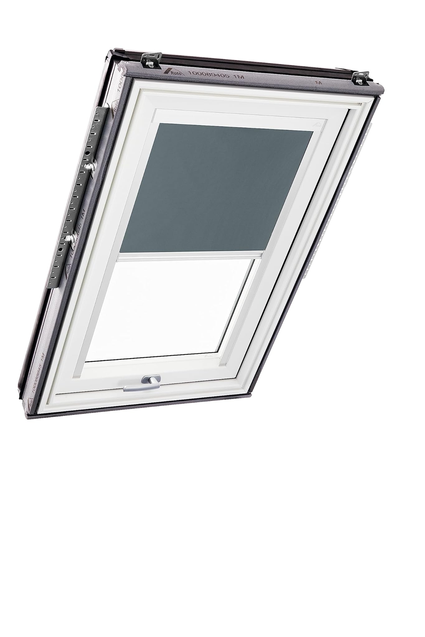 Tenda Oscurante Roto ZRV per Finestre Tetto, Grigio Scuro