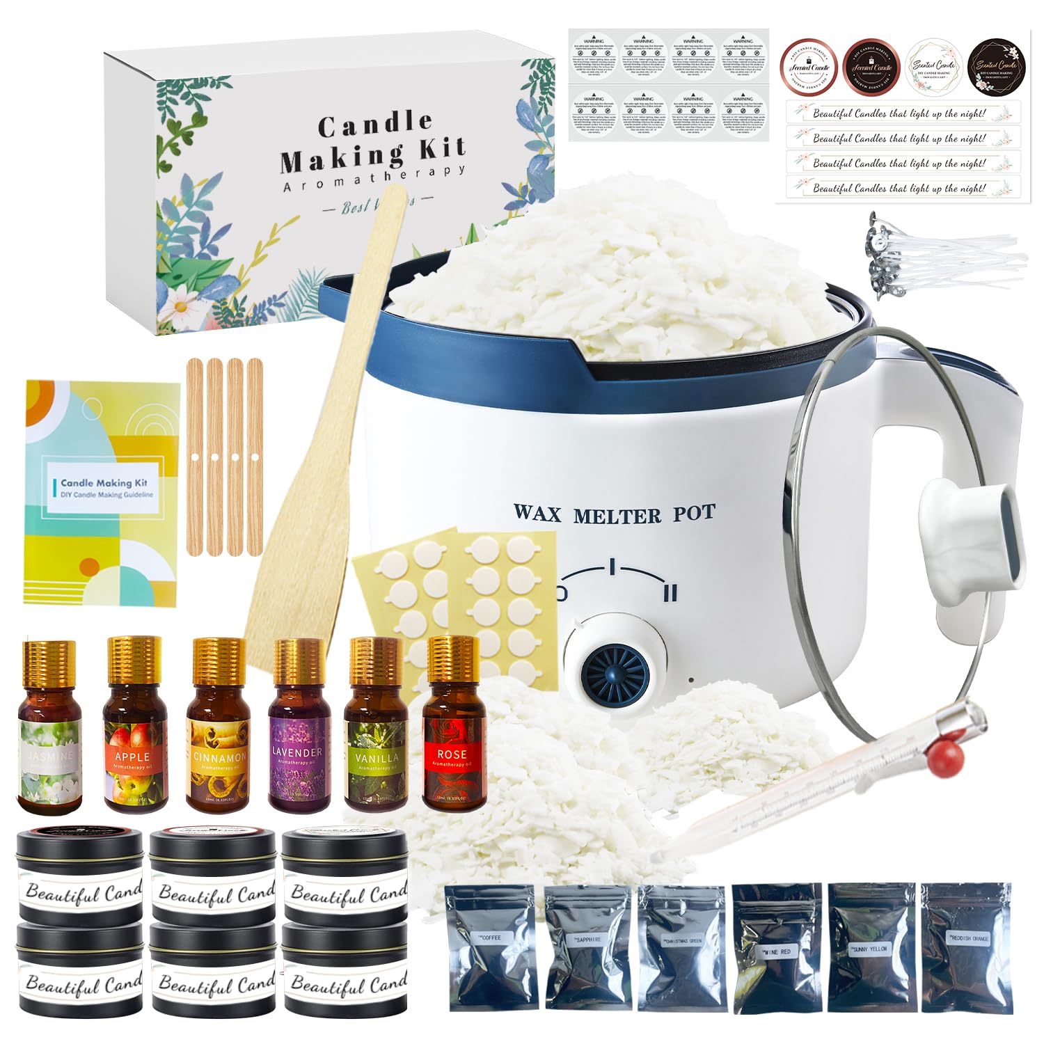 Kit Fabbricazione Candele di Soia con Fonditore Elettrico